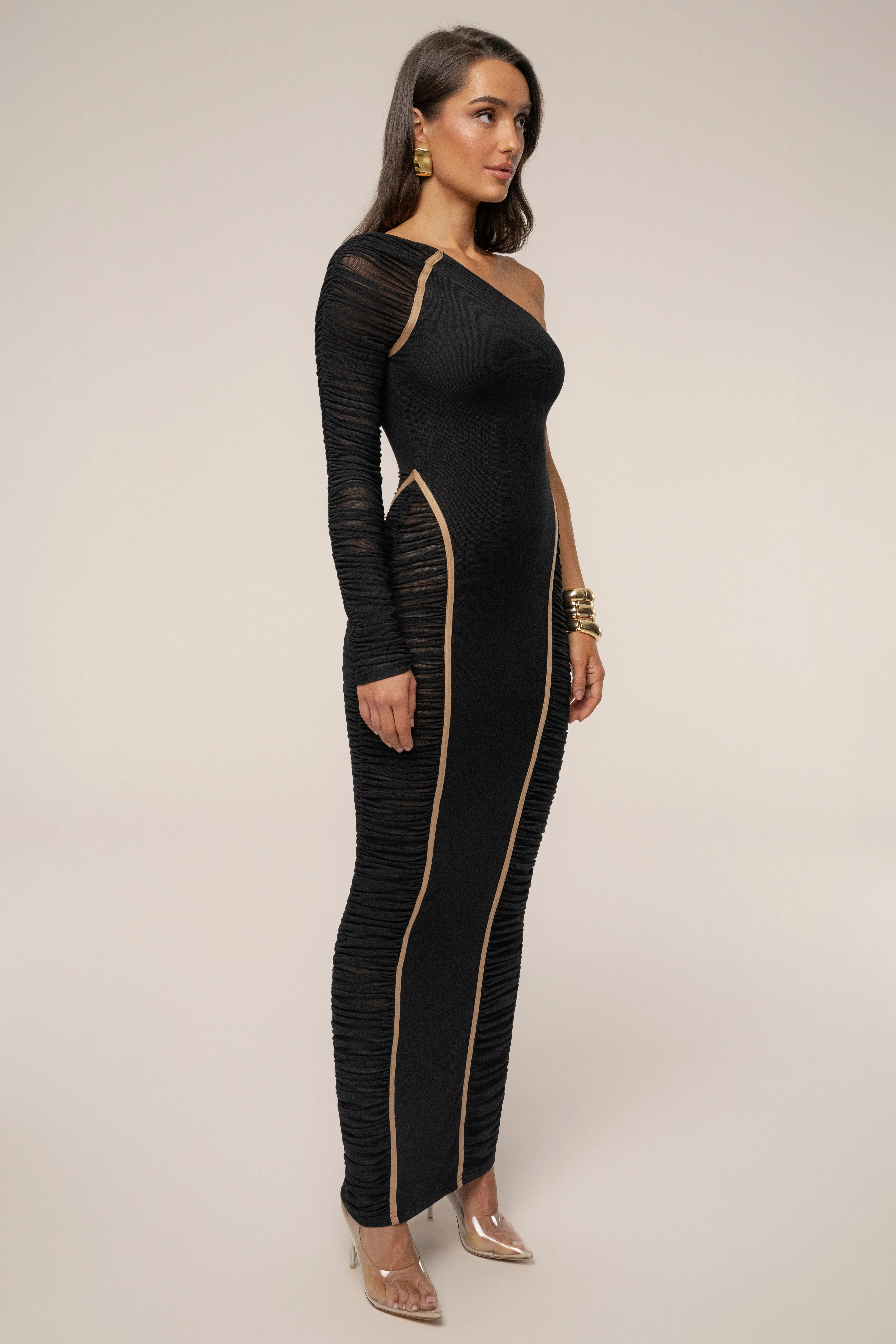 Black Rachel Maxi Dress sold by JLUXLABEL product image thumbnail 3