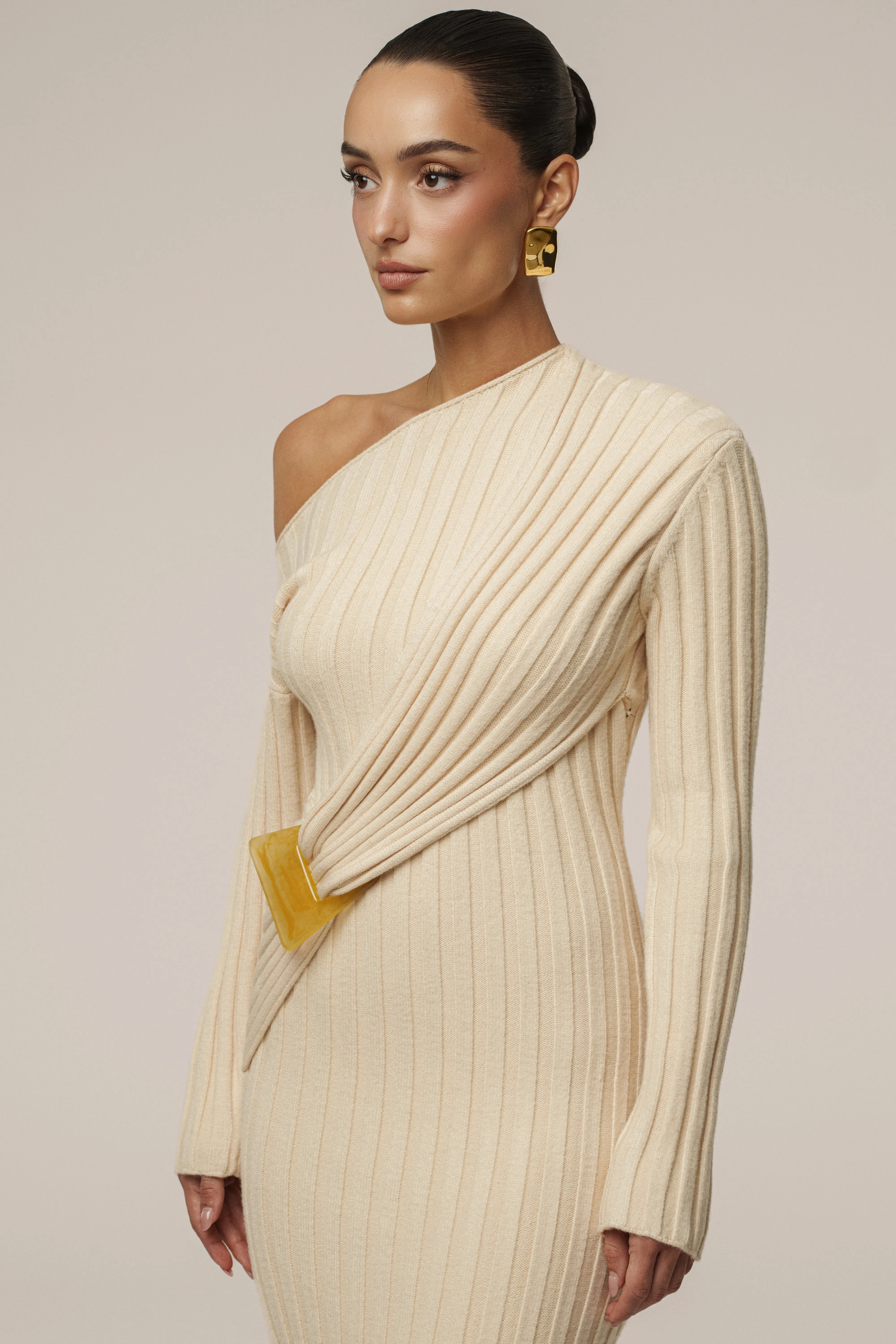 Ivory Auttomn Maxi Dress sold by JLUXLABEL product image thumbnail 3