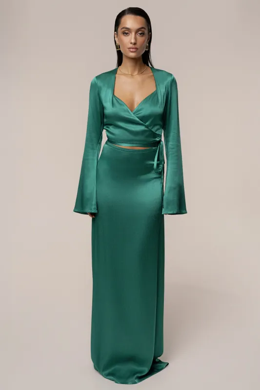 Green Golden Eve Skirt Set sold by JLUXLABEL