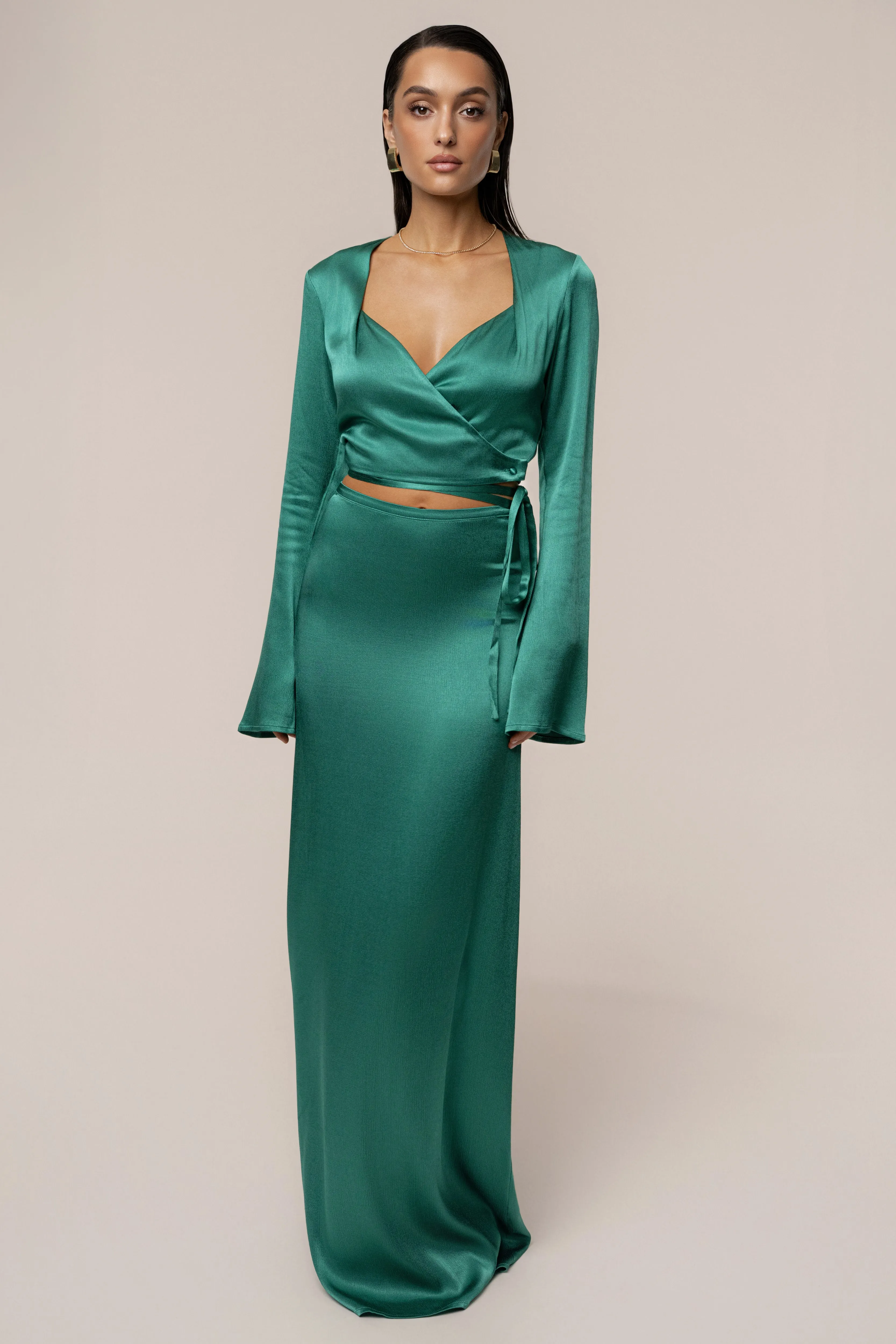 Green Golden Eve Skirt Set sold by JLUXLABEL product image thumbnail 3