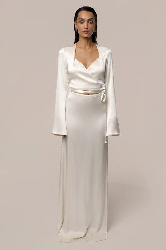 Champagne Golden Eve Skirt Set sold by JLUXLABEL