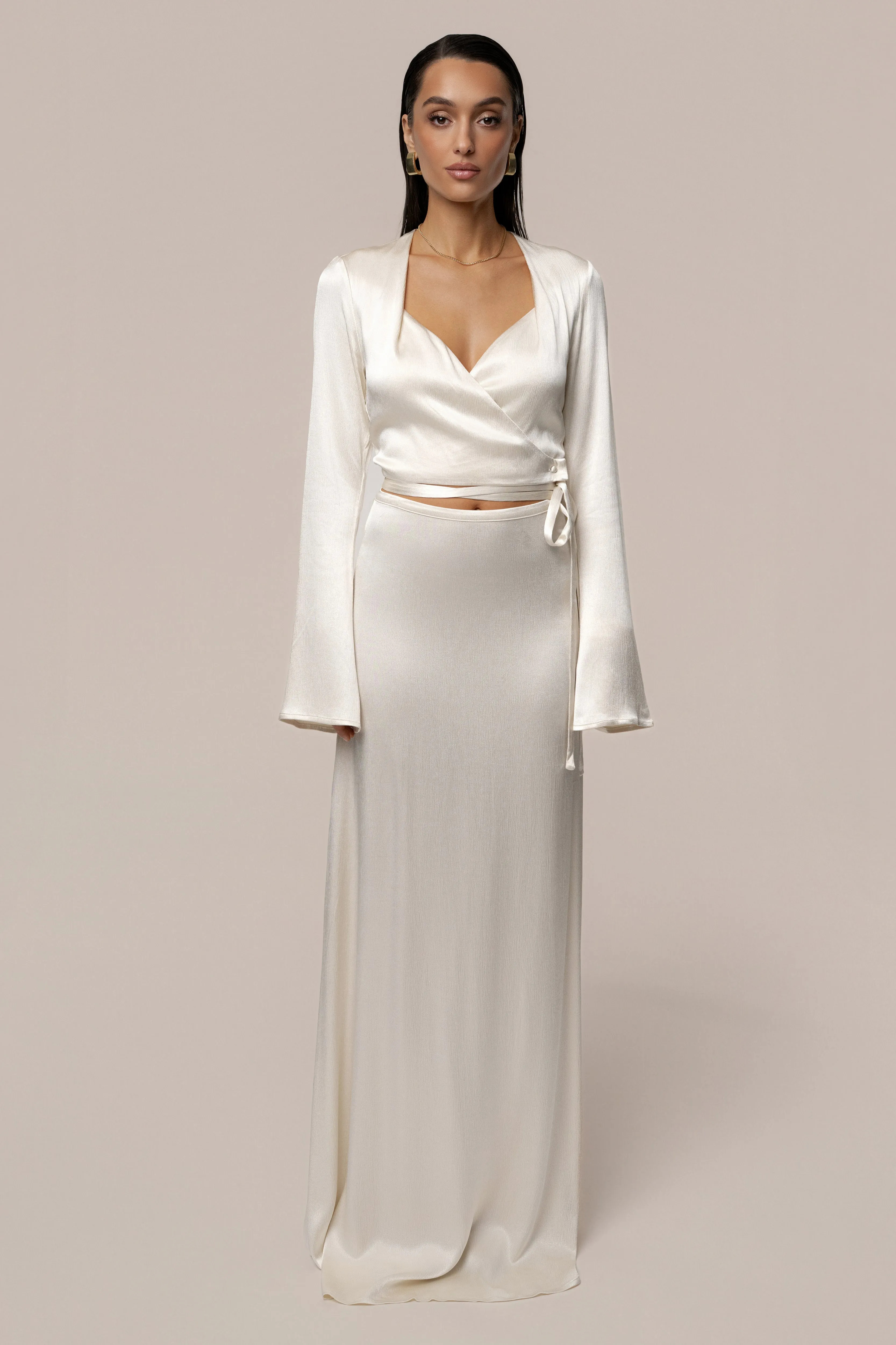 Champagne Golden Eve Skirt Set sold by JLUXLABEL