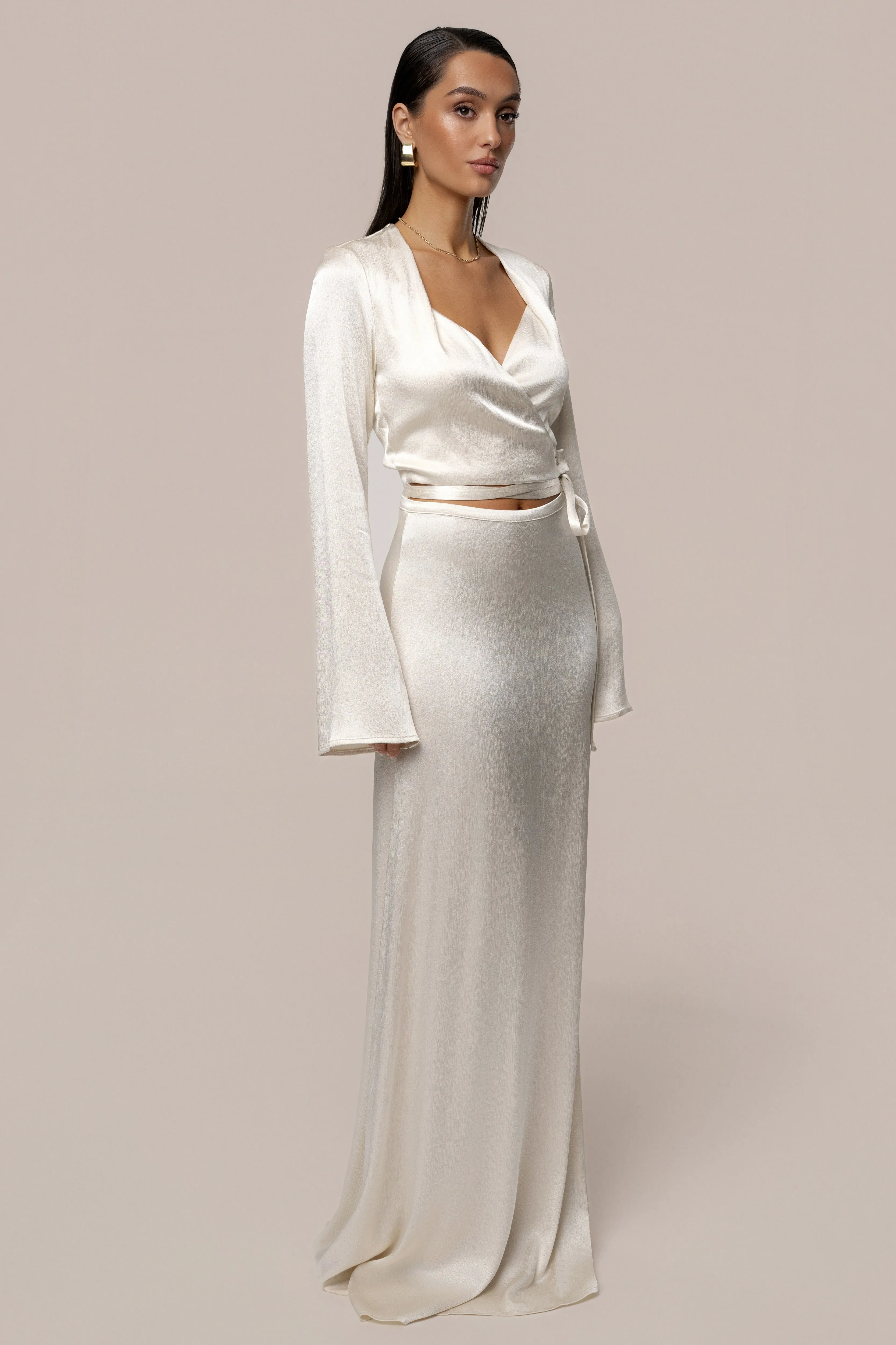 Champagne Golden Eve Skirt Set sold by JLUXLABEL product image thumbnail 5