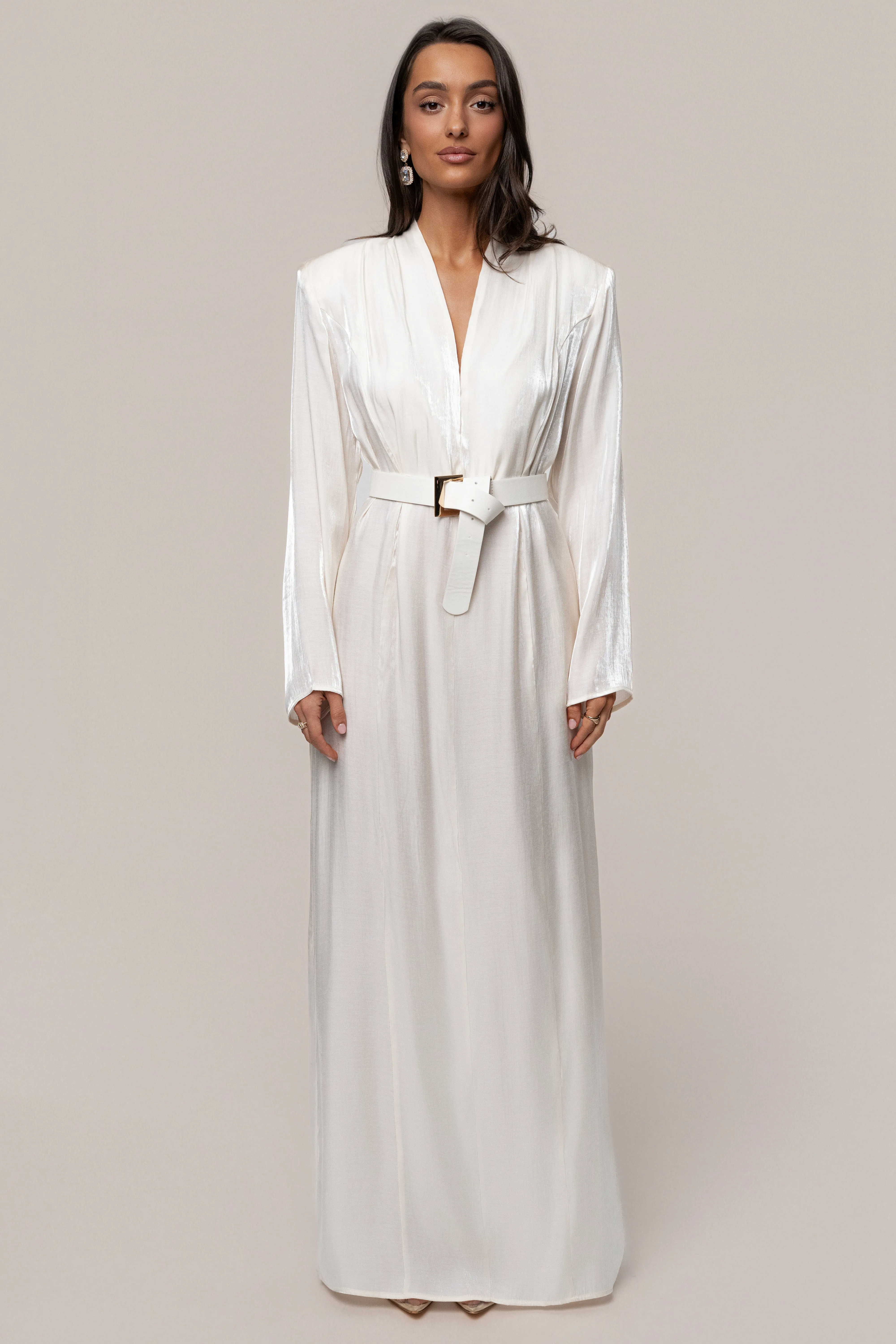 Ivory Evergreen Nights Maxi Dress sold by JLUXLABEL product image thumbnail 5