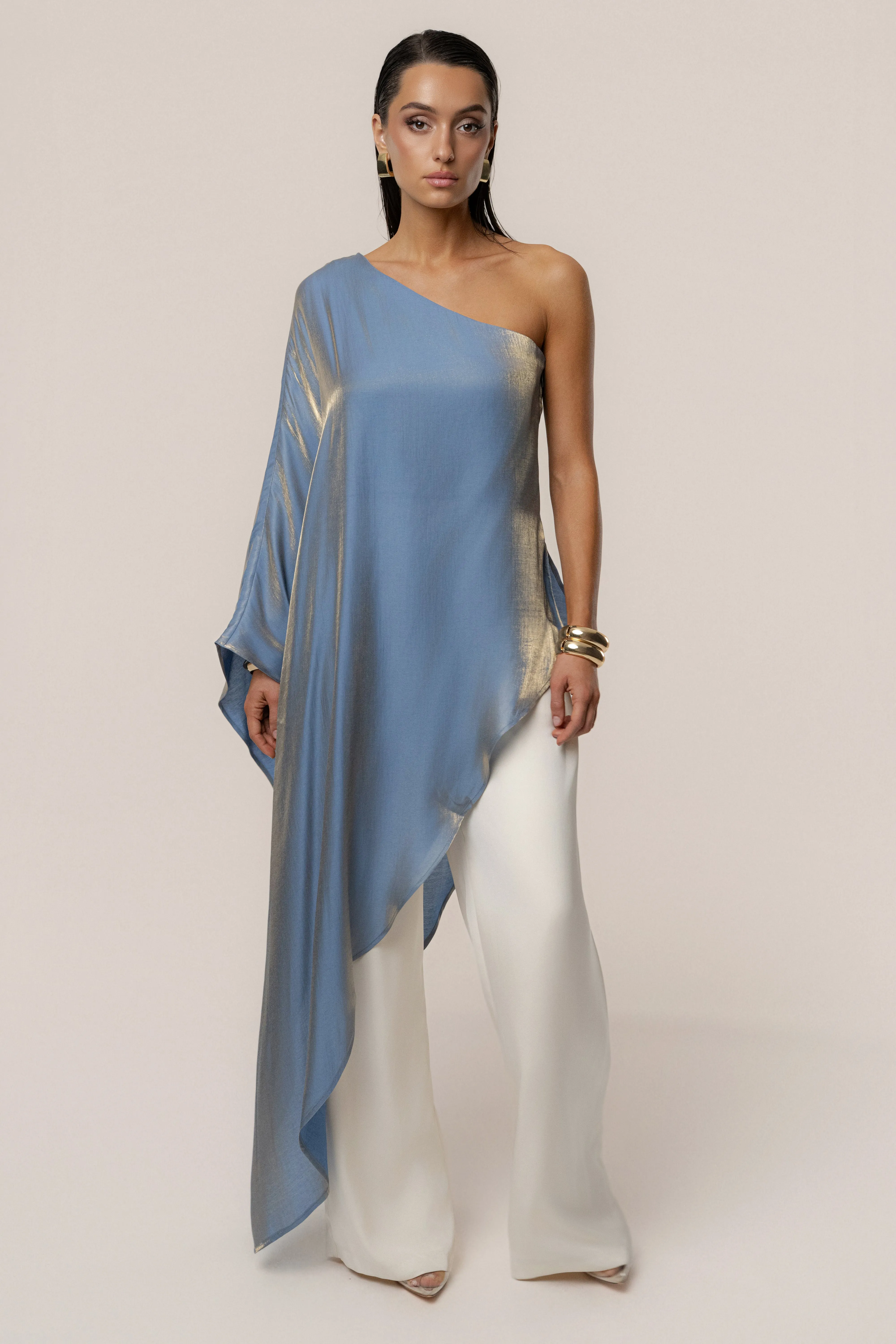 Blue Cher Iridescent Top sold by JLUXLABEL product image thumbnail 5