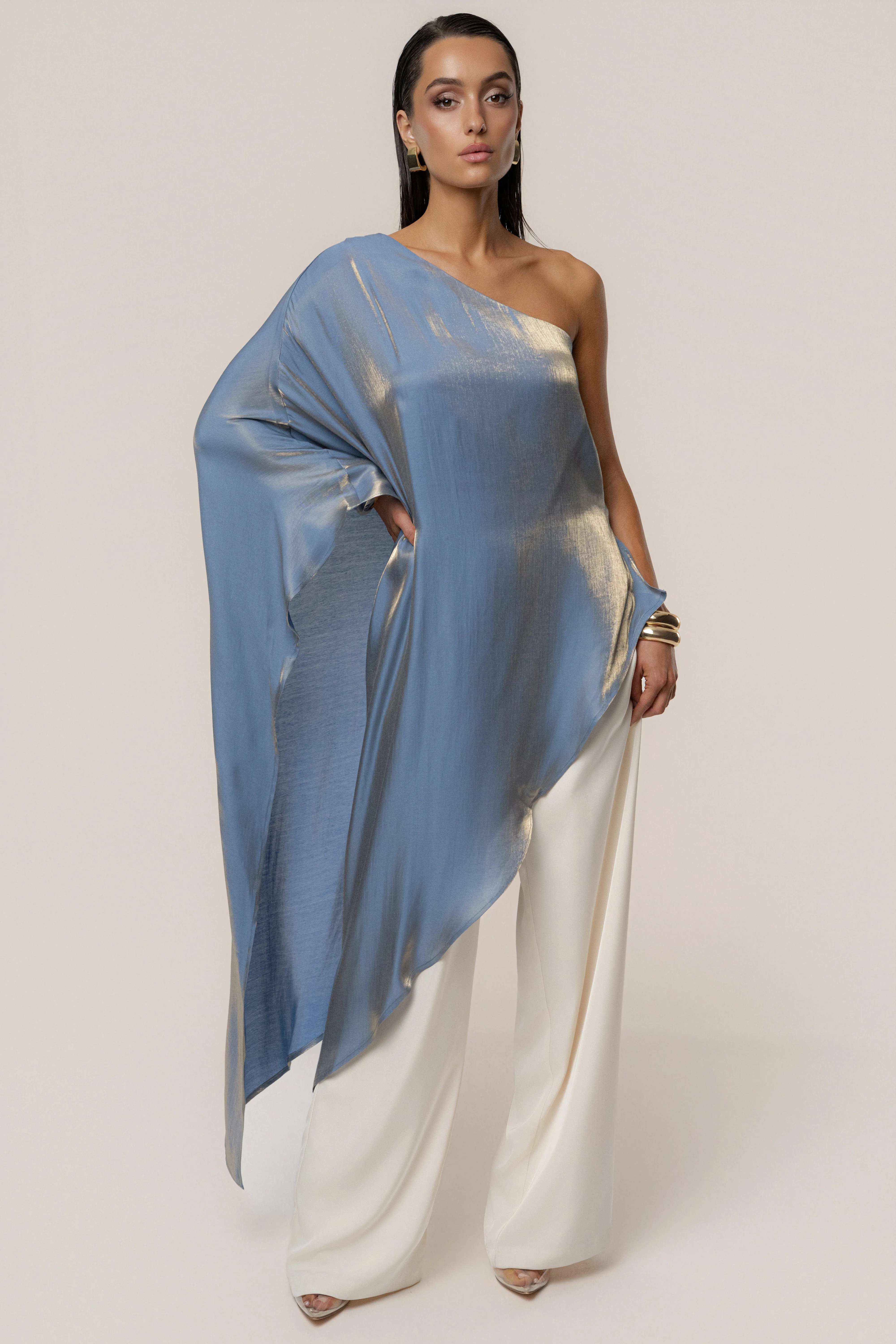 Blue Cher Iridescent Top sold by JLUXLABEL product image thumbnail 3