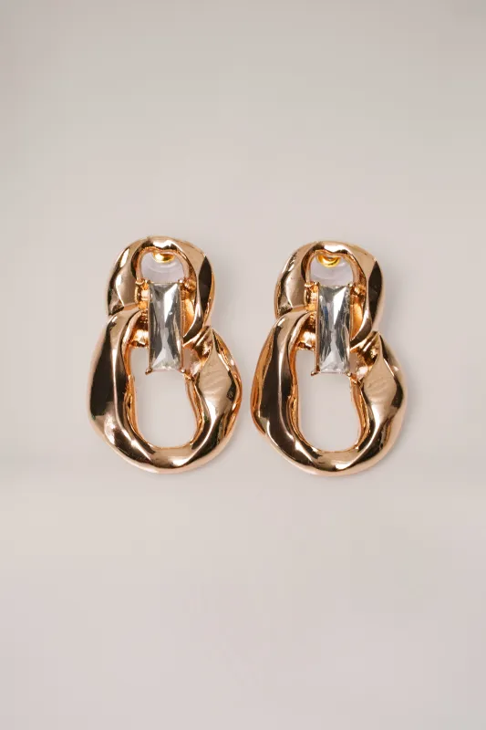 Gold Gilded Shine Earrings sold by JLUXLABEL