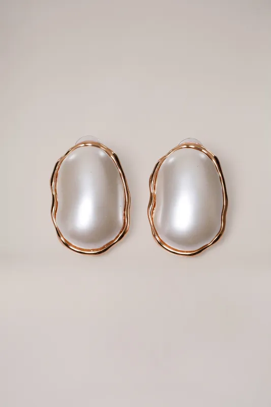 Gold Pure Light Earrings sold by JLUXLABEL