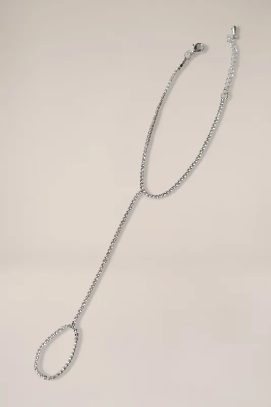 Silver Lumina Hand Chain sold by JLUXLABEL