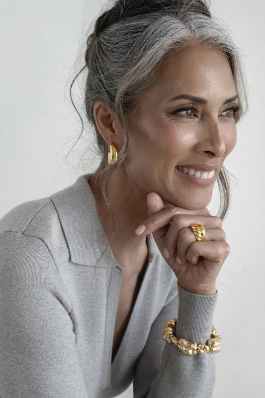 Gold Memories Elastic Bracelet made by JLUXLABEL