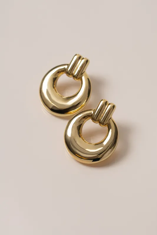 Gold Marren Earrings sold by JLUXLABEL