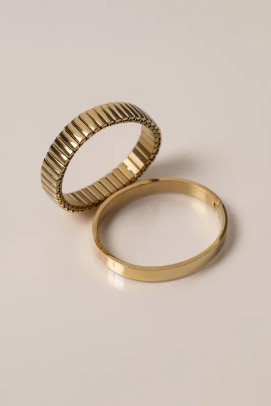 Gold  Jia Bracelet Set sold by JLUXLABEL