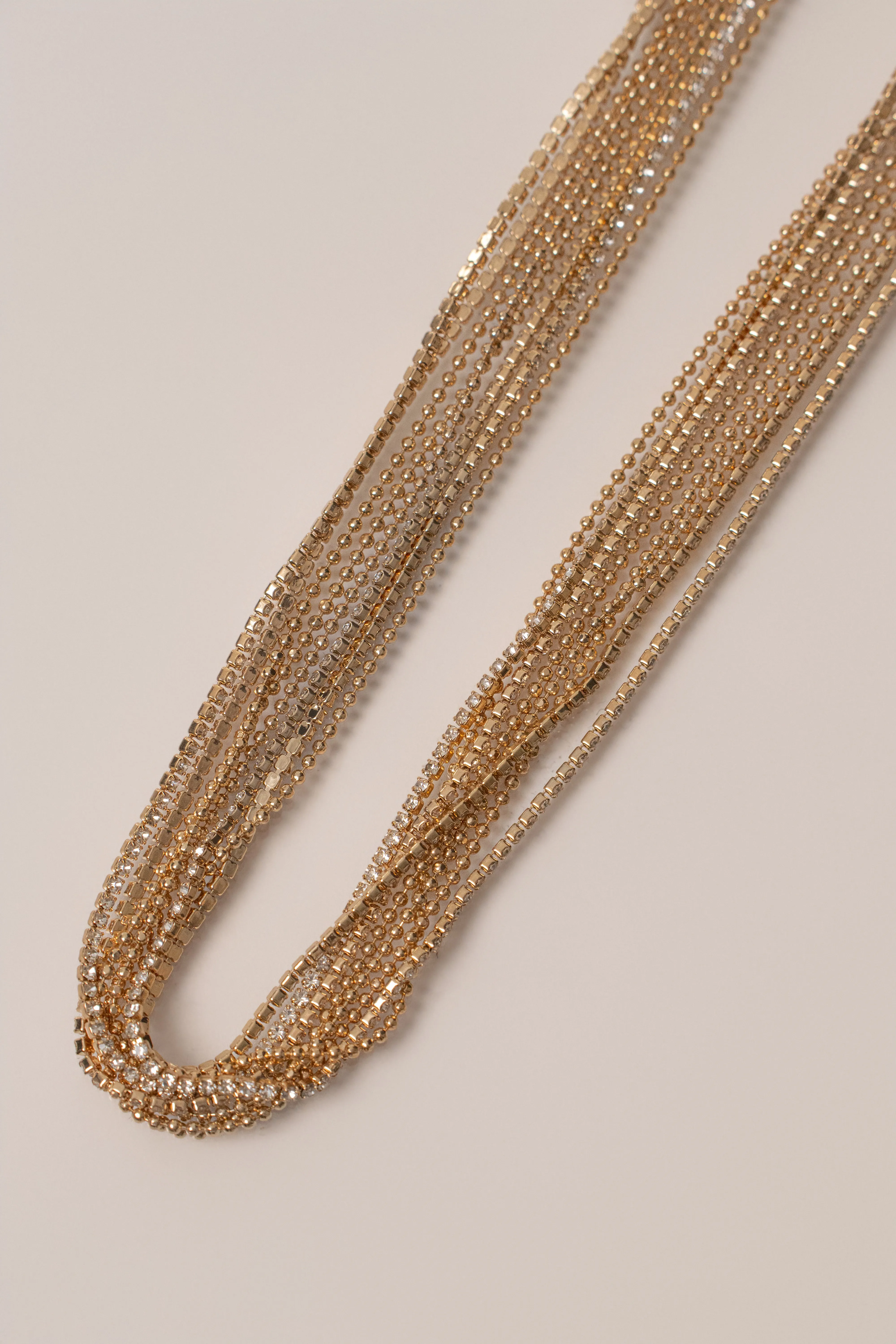 Gold Lustre Strands Necklace sold by JLUXLABEL product image thumbnail 2