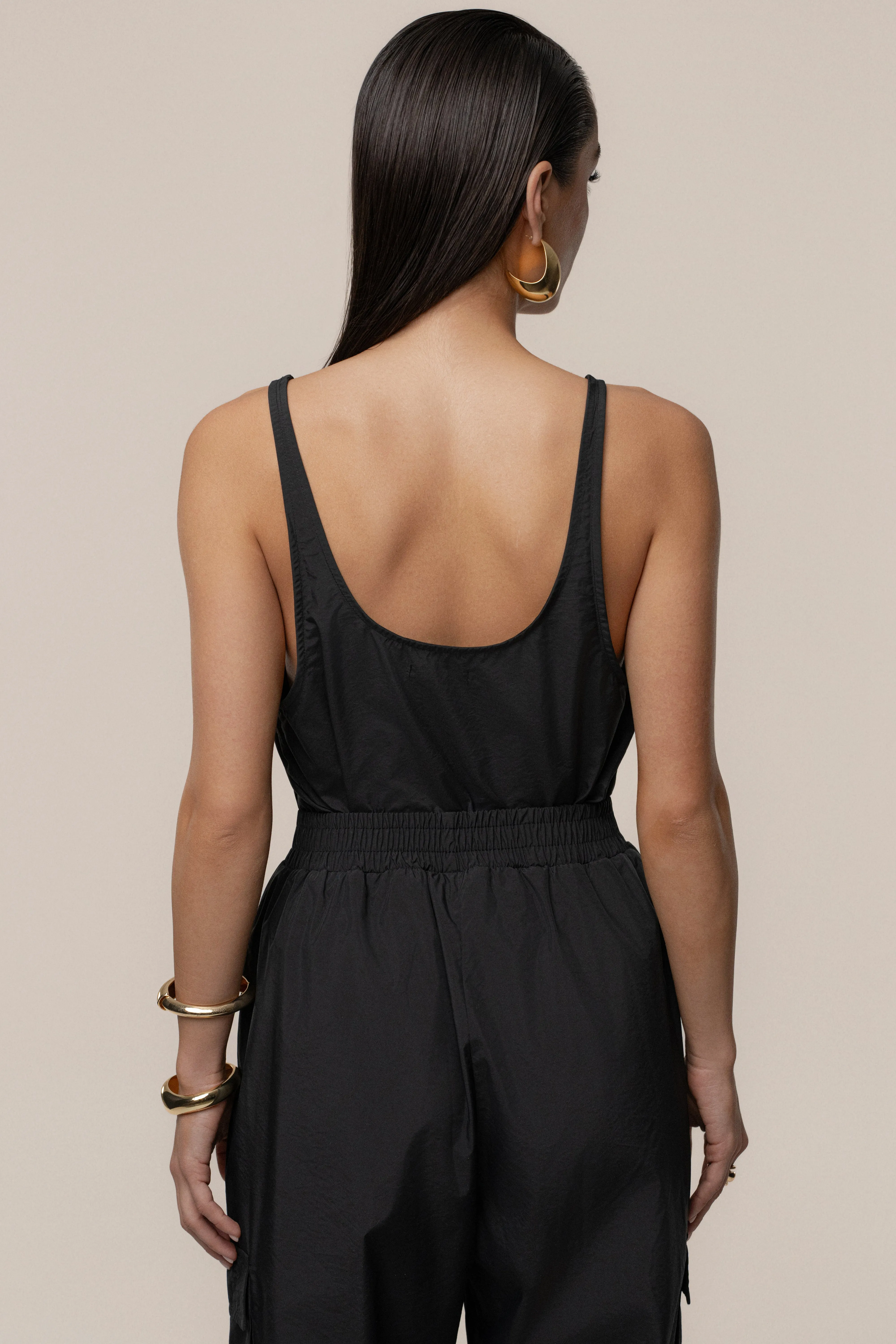 Black Active Scoop Neck Top sold by JLUXLABEL product image thumbnail 5