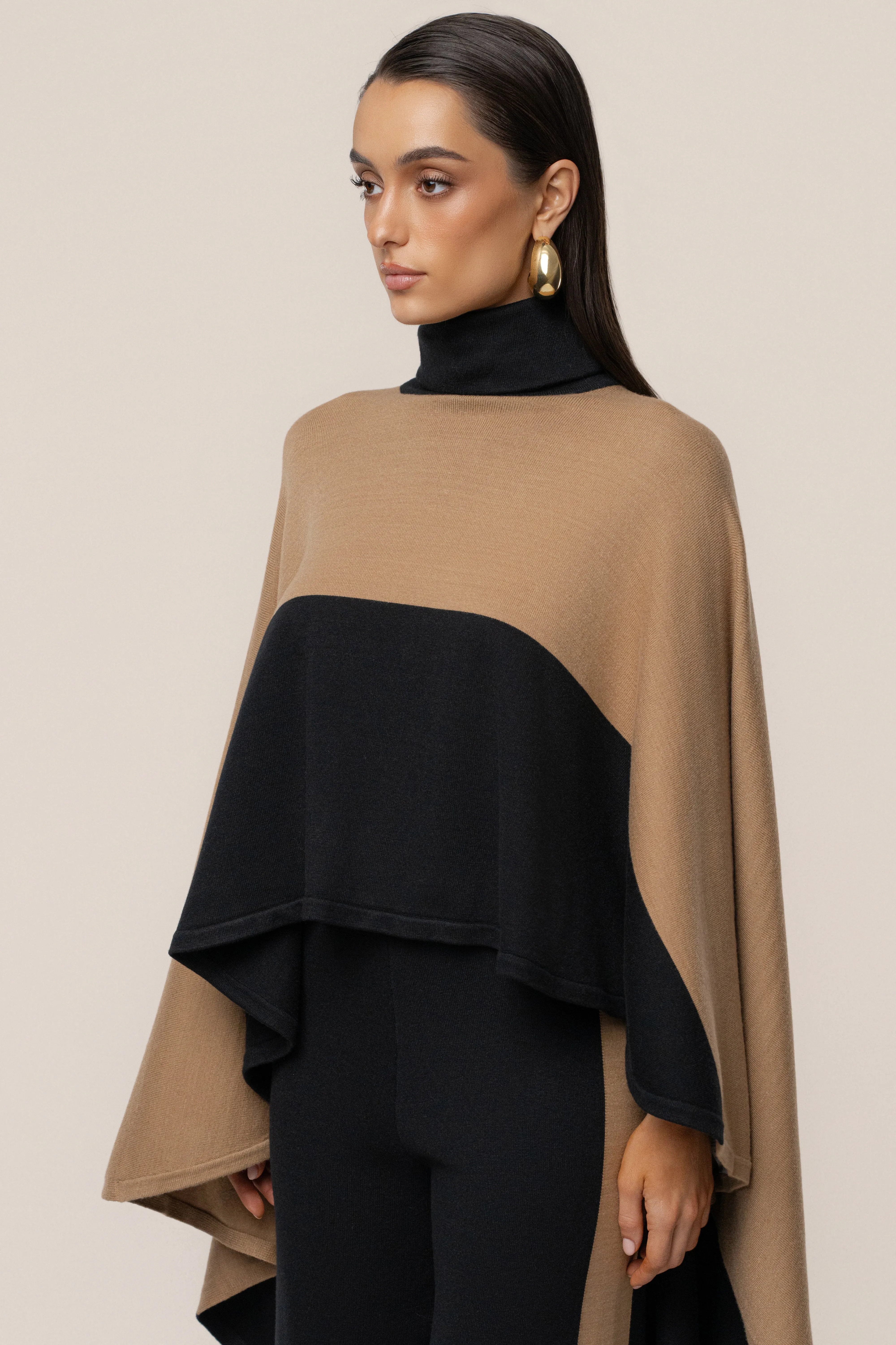 Black Chasing Fall Contrast Top sold by JLUXLABEL