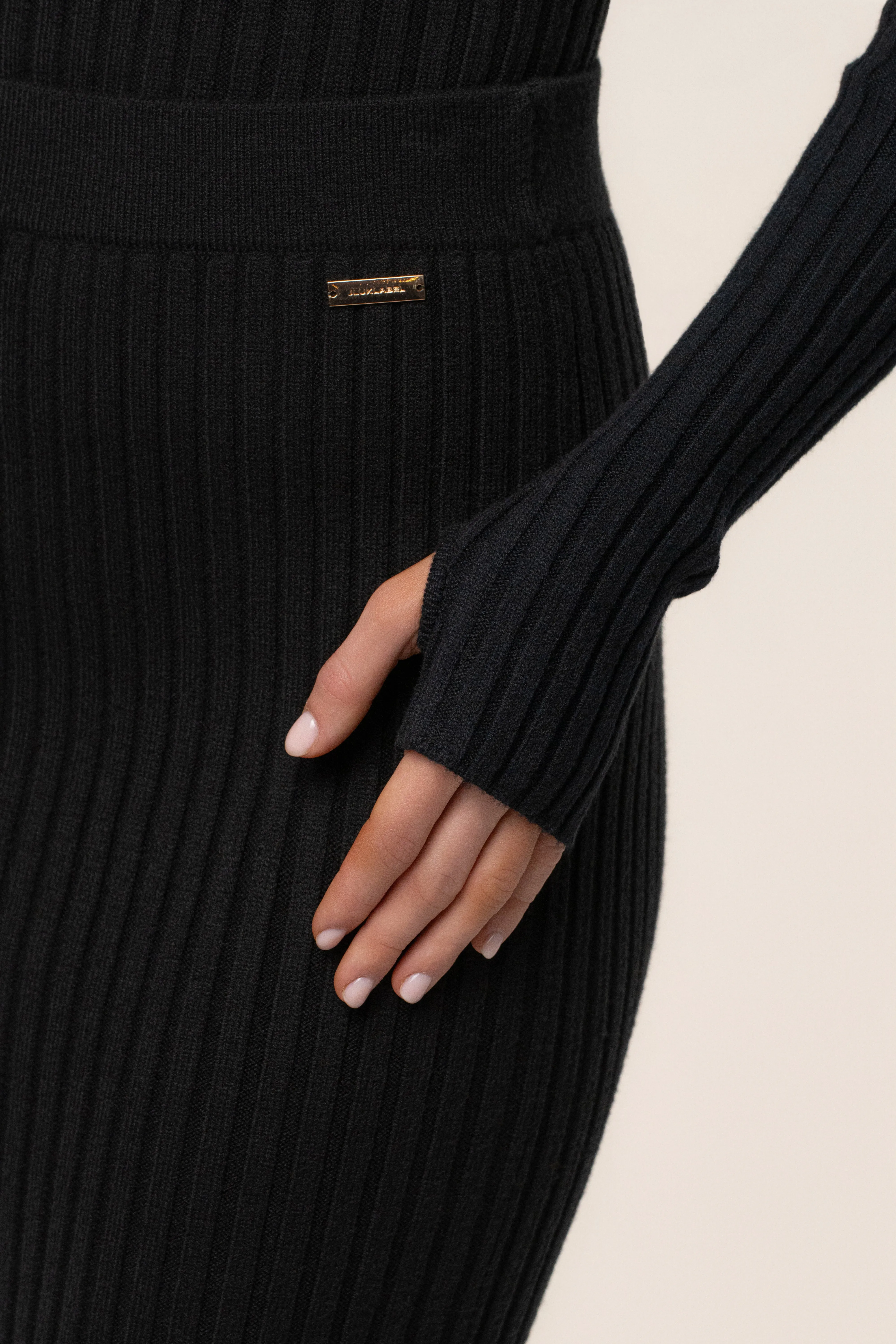 Black Overcast Ribbed Top sold by JLUXLABEL product image thumbnail 4