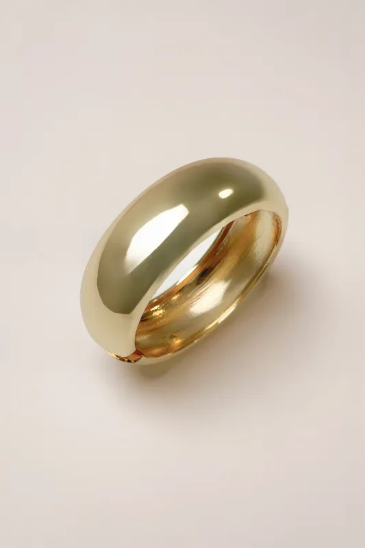 Gold Lottie Hinge Bracelet sold by JLUXLABEL