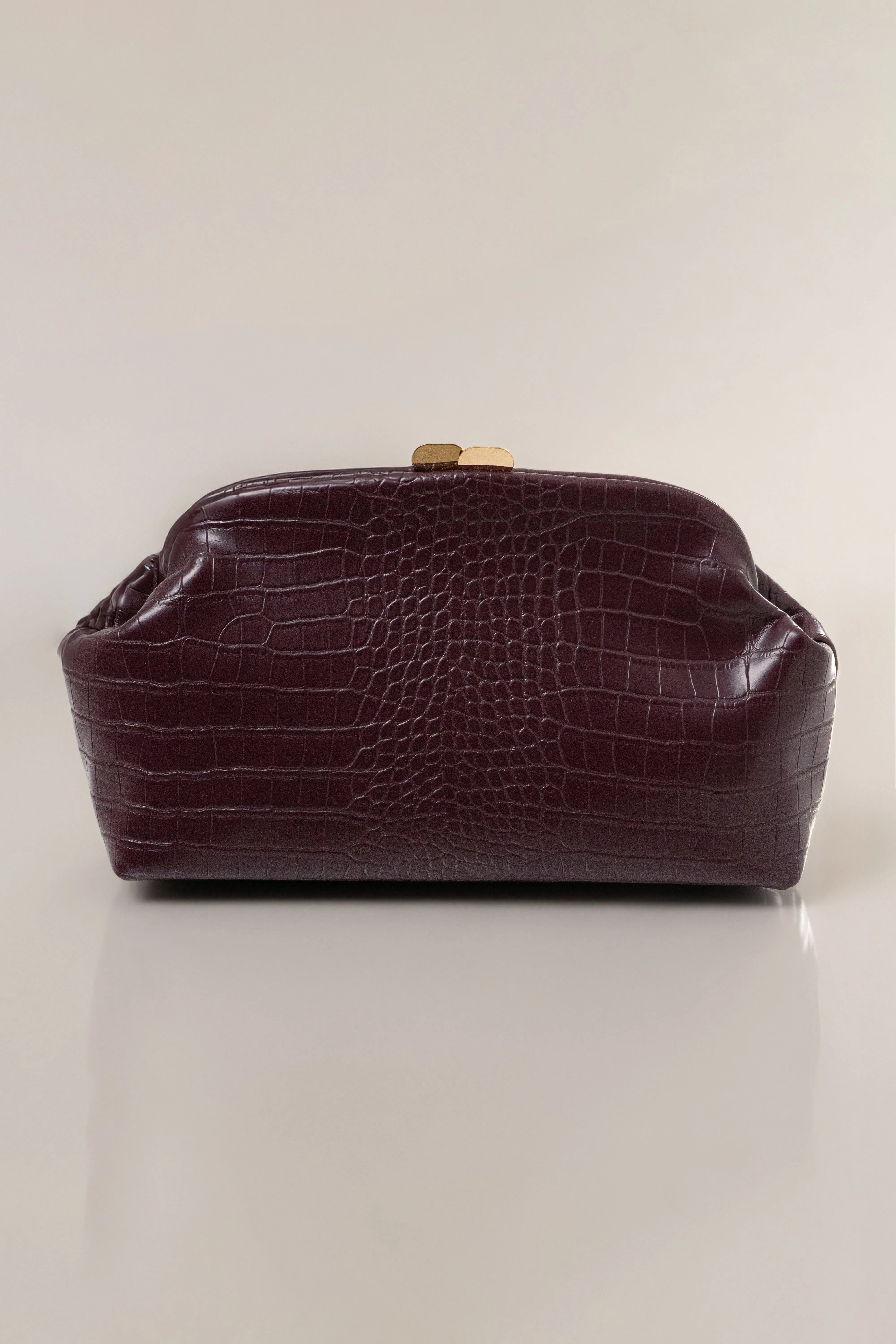 Burgundy Lola Clutch Bag sold by JLUXLABEL