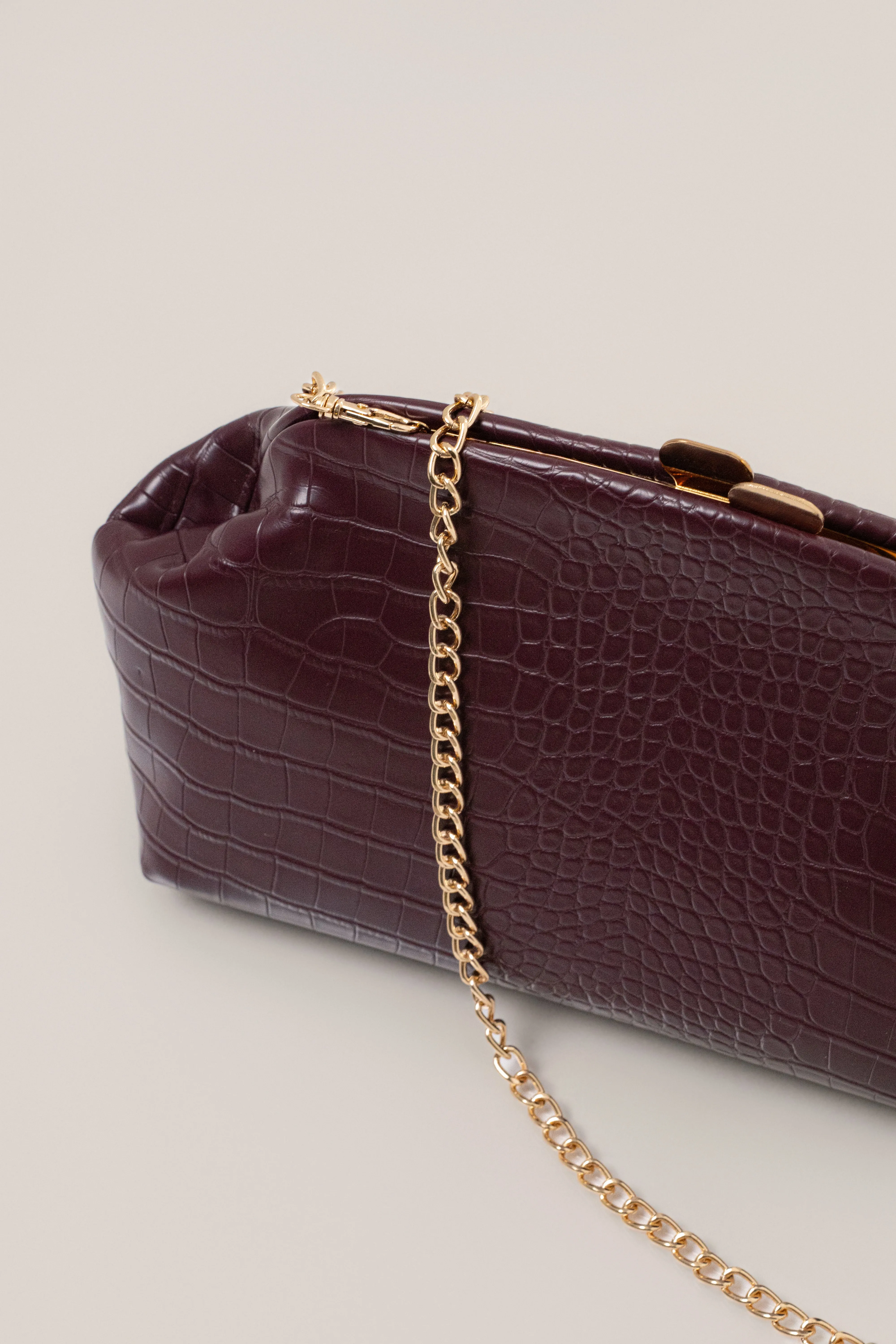 Burgundy Lola Clutch Bag sold by JLUXLABEL product image thumbnail 2