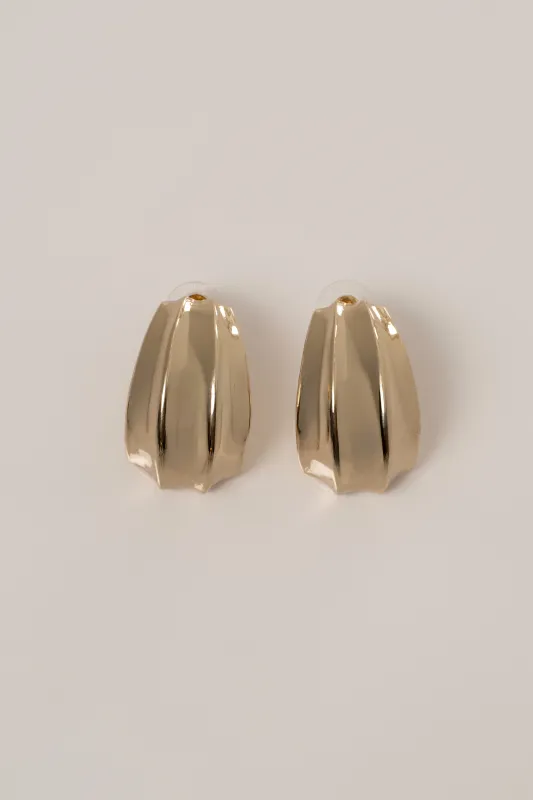 Gold Sonia Earrings sold by JLUXLABEL