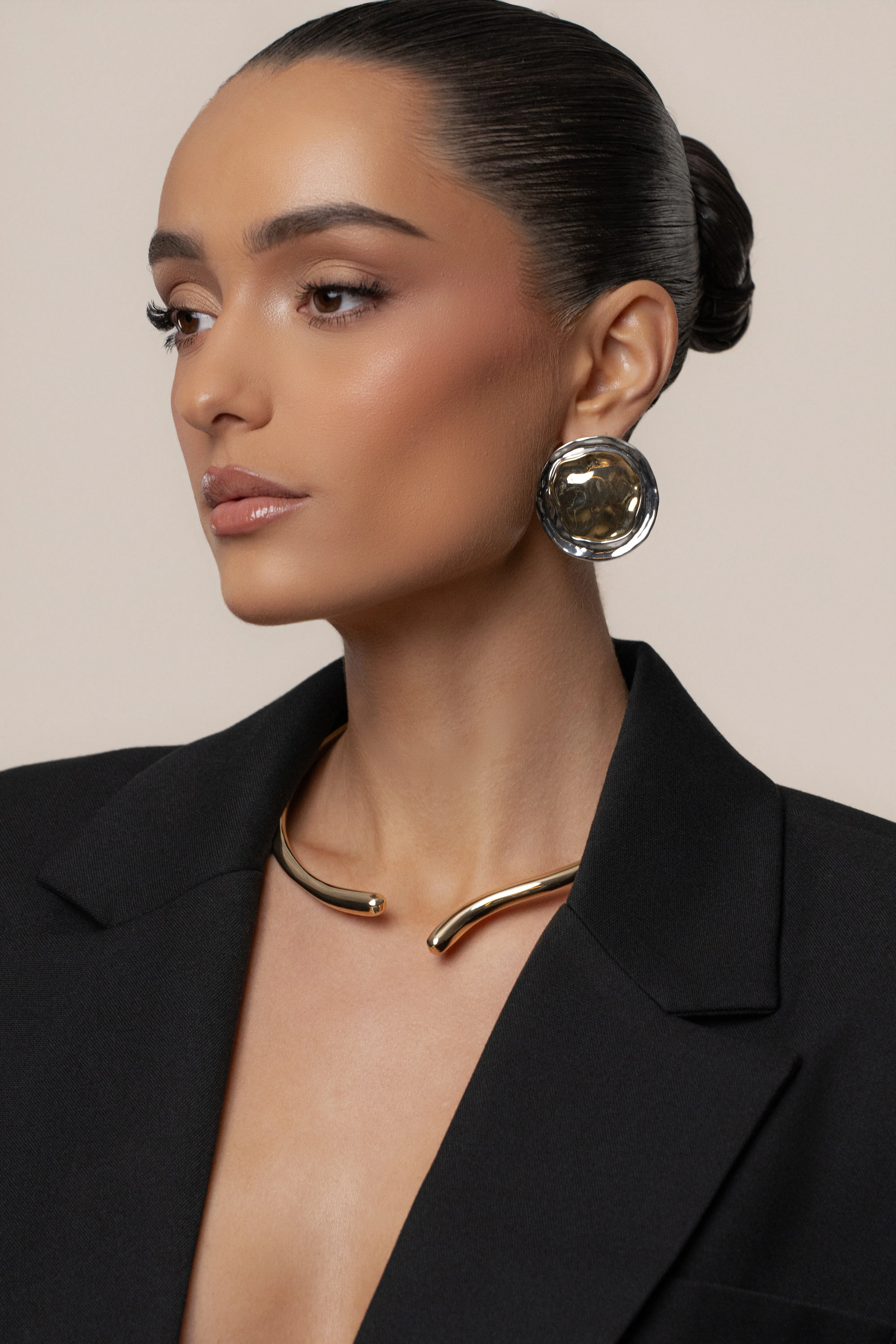 Gold Jules Earrings sold by JLUXLABEL product image thumbnail 2