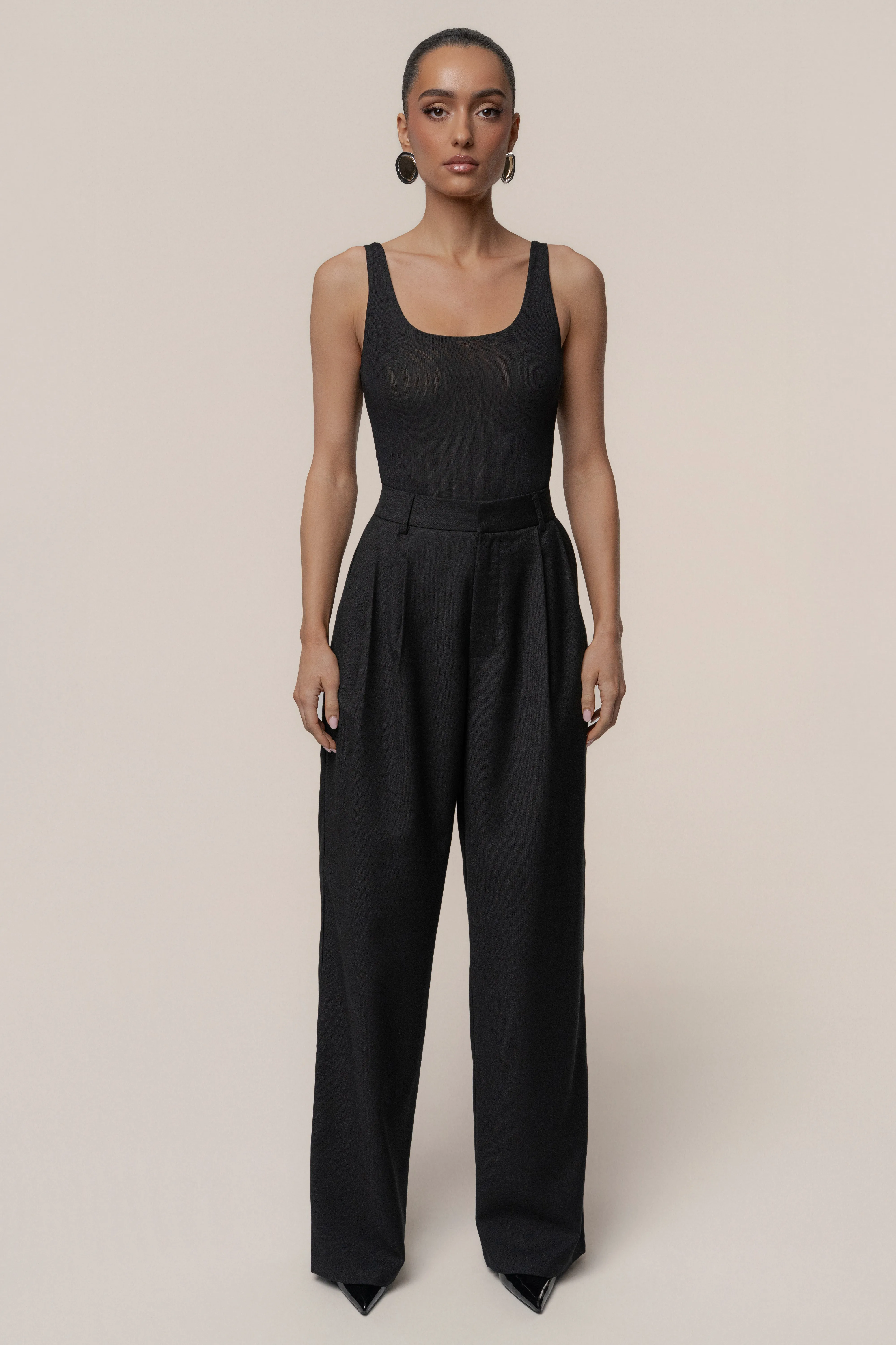 Black Refined Moments Trouser sold by JLUXLABEL product image thumbnail 2