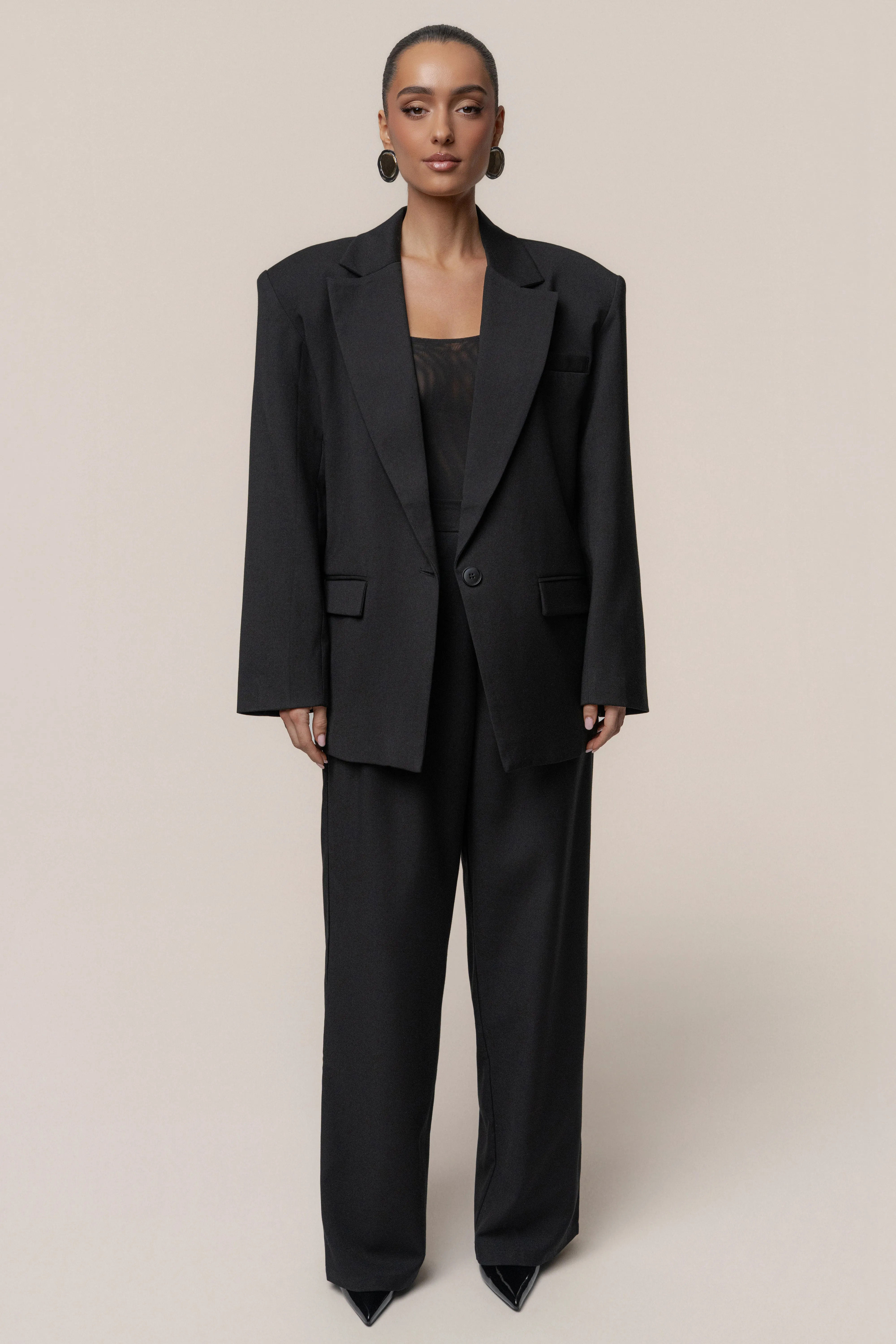 Black Refined Moments Trouser sold by JLUXLABEL product image thumbnail 4