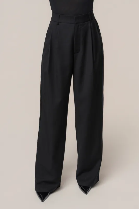 Black Refined Moments Trouser sold by JLUXLABEL