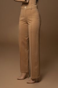 Camel Stay Sharp Wool Trousers sold by JLUXLABEL