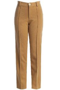 Camel Stay Sharp Wool Trousers sold by JLUXLABEL