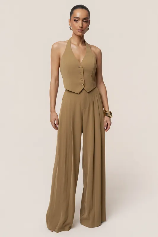 Olive Signature Elegance Trousers sold by JLUXLABEL