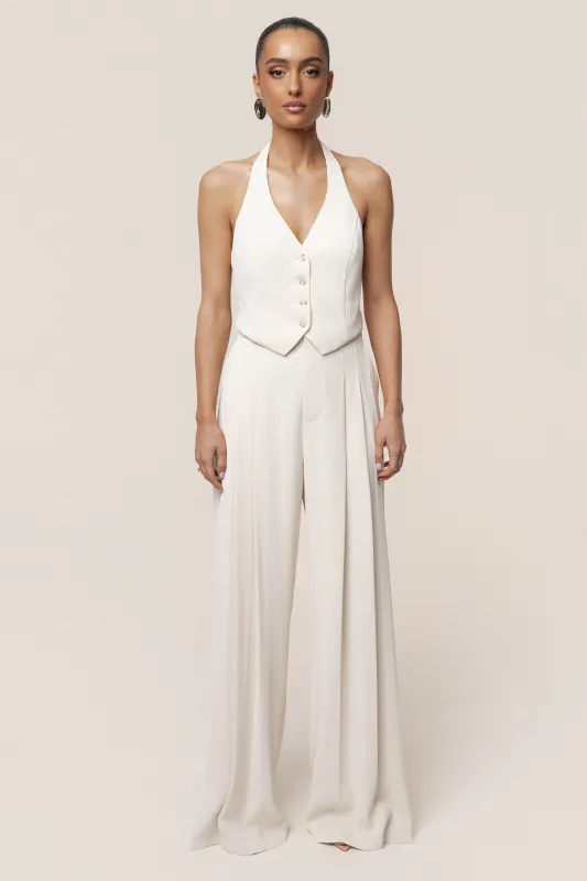 Ivory Signature Elegance Trousers sold by JLUXLABEL