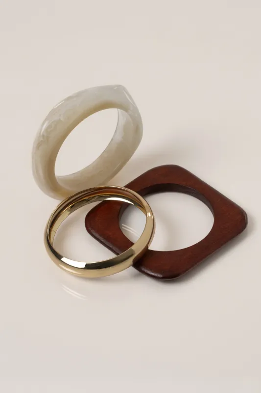 Gold Sunlit Bracelet Set made by JLUXLABEL