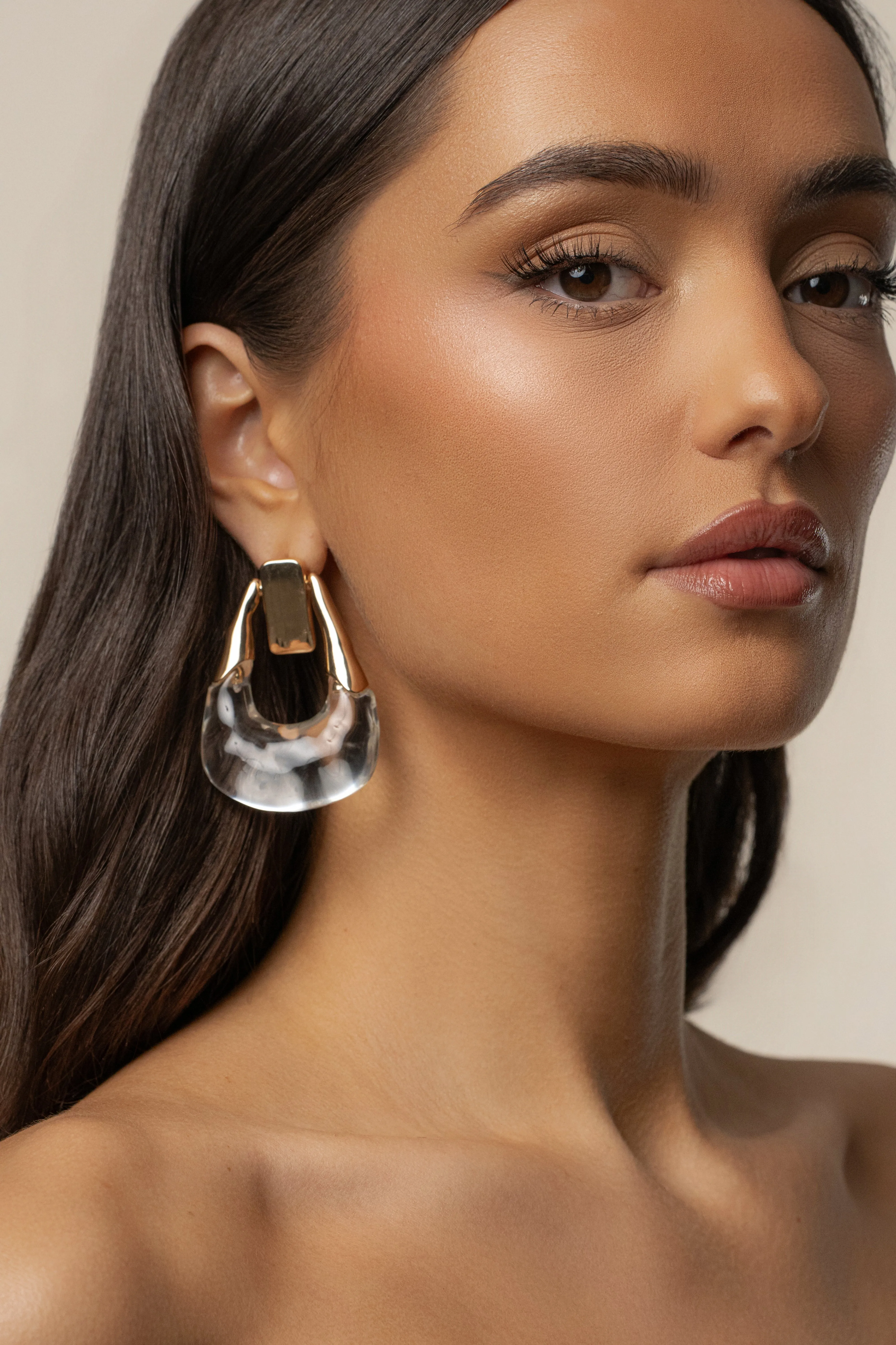 Gold Marcela Earrings sold by JLUXLABEL product image thumbnail 2