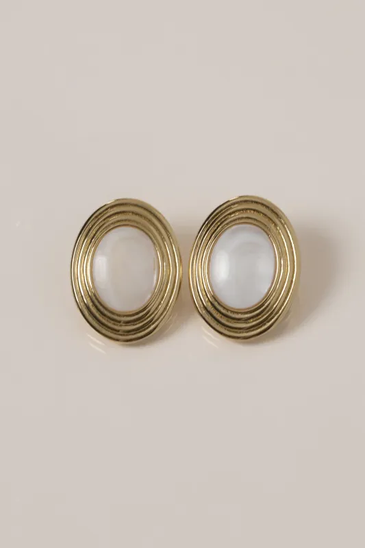 Gold Imperial Pearl Earrings sold by JLUXLABEL