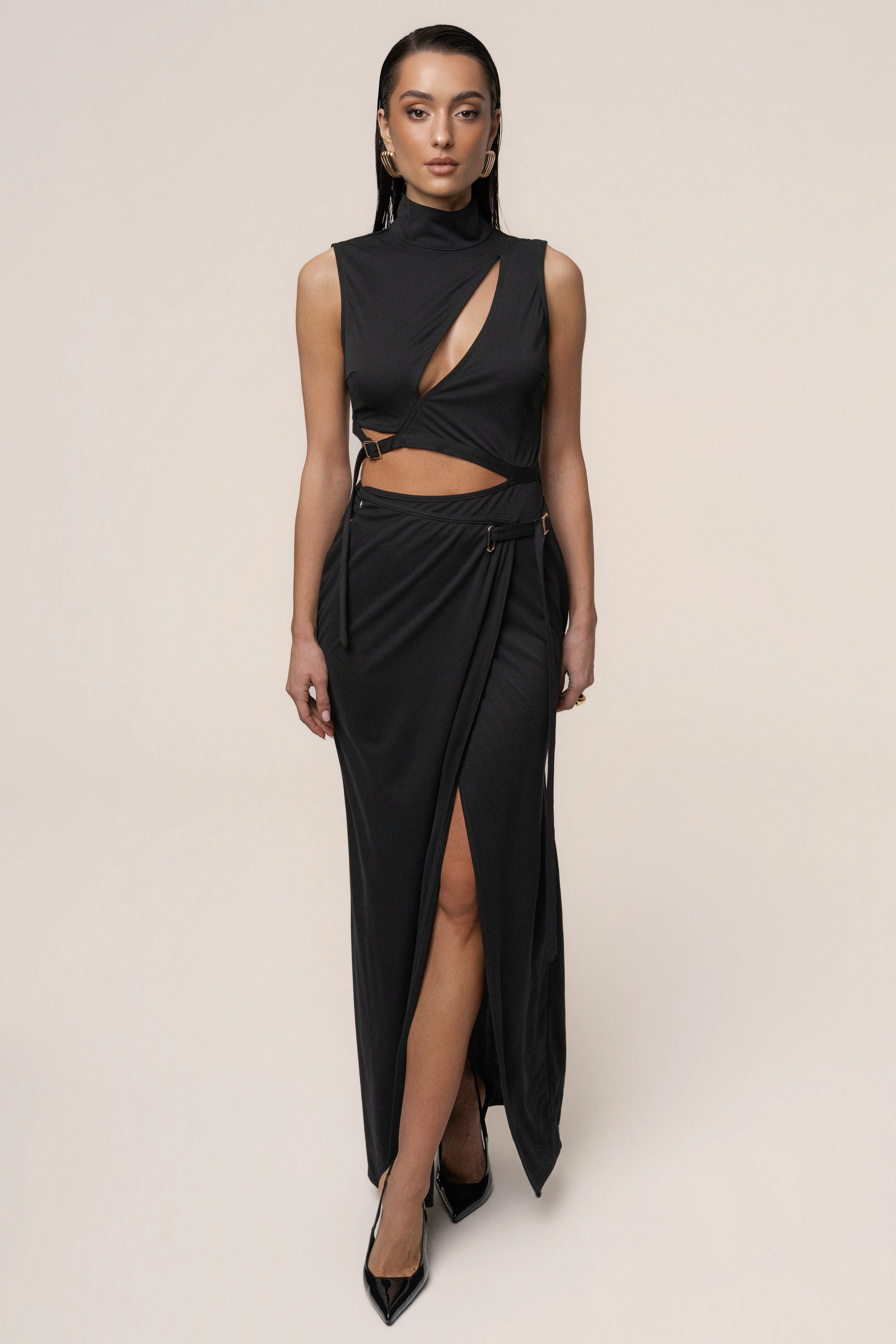 Black Behind The Scenes Dress sold by JLUXLABEL
