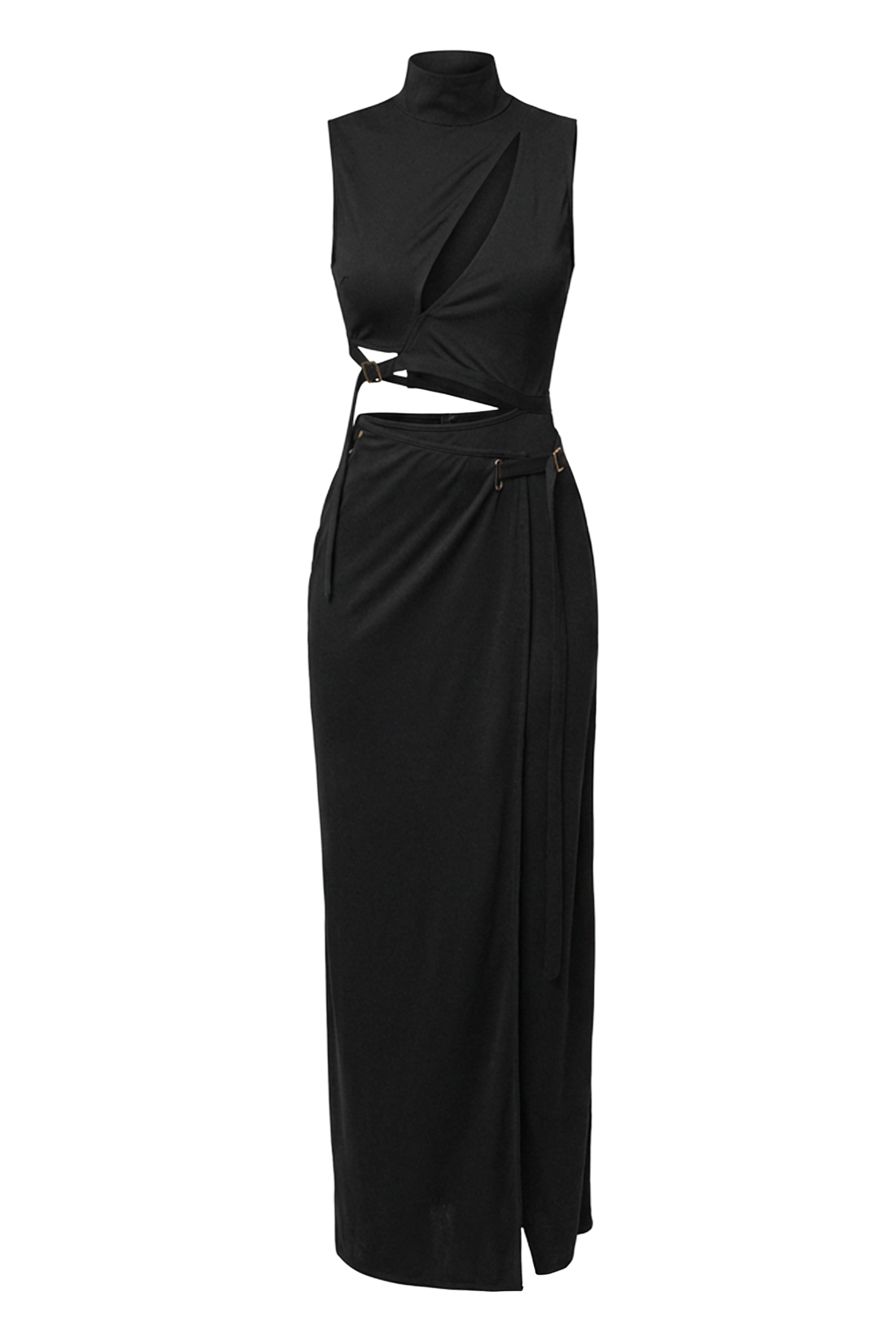 Black Behind The Scenes Dress sold by JLUXLABEL product image thumbnail 2