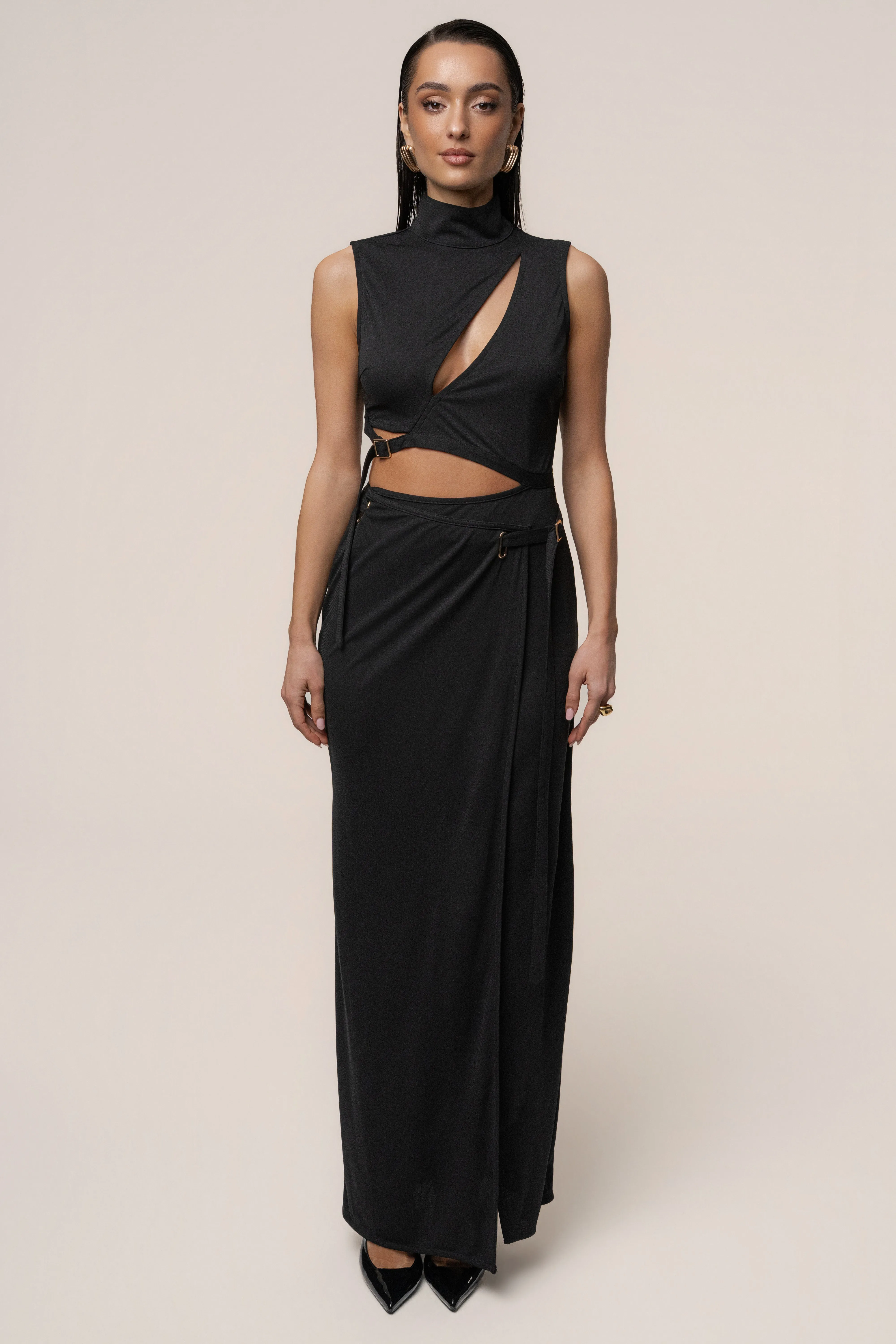 Black Behind The Scenes Dress sold by JLUXLABEL product image thumbnail 4