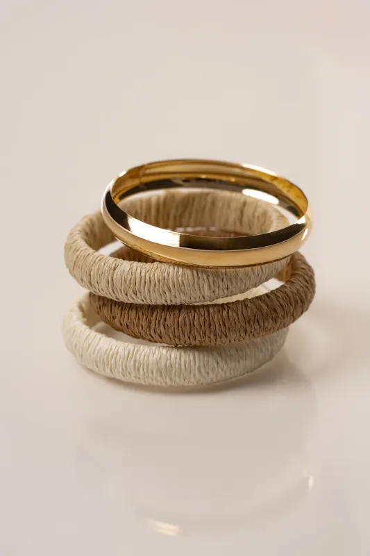 Gold Valen Bracelet Set made by JLUXLABEL