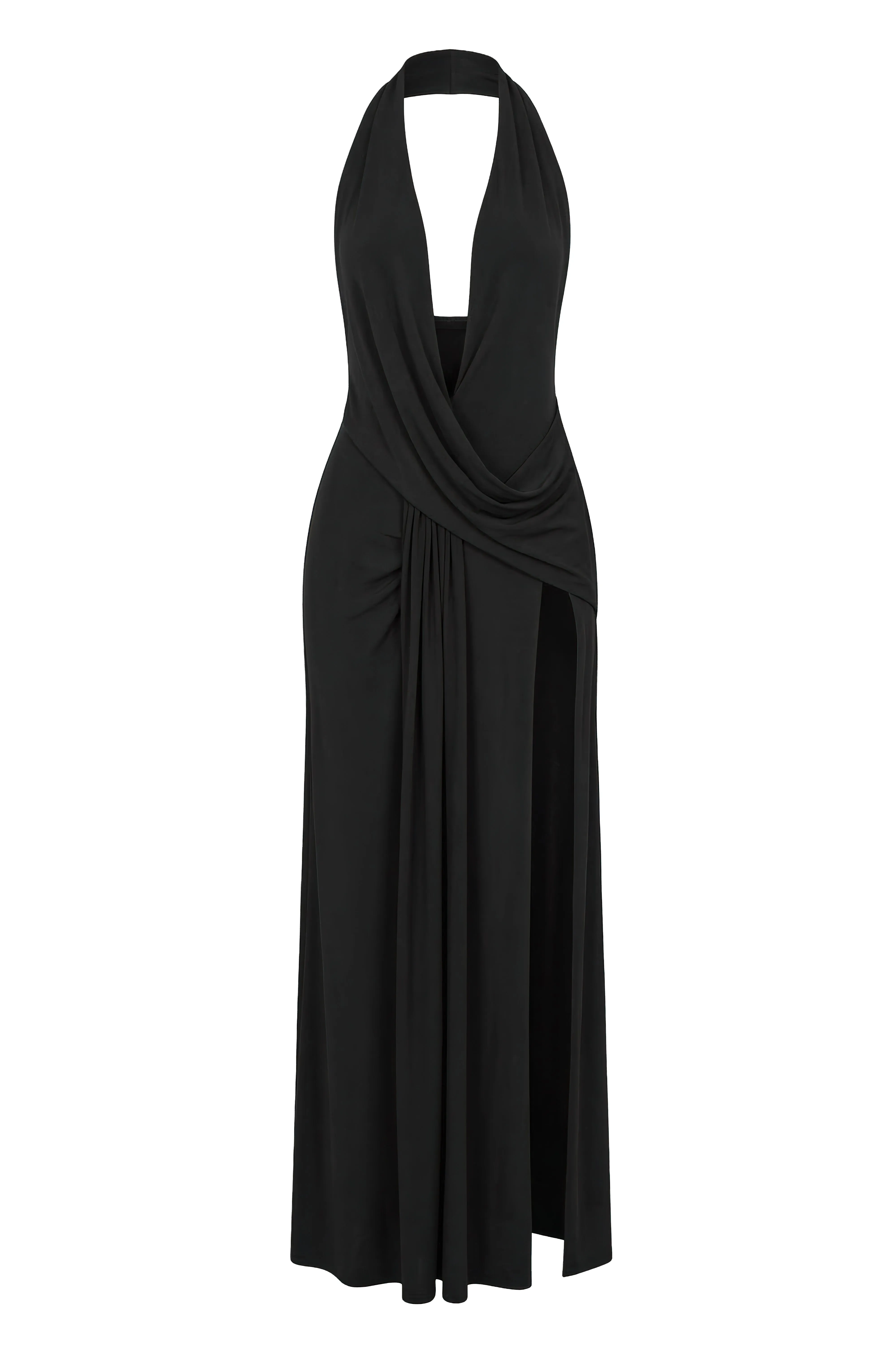 Black Ibiza Halter Maxi Dress sold by JLUXLABEL product image thumbnail 3