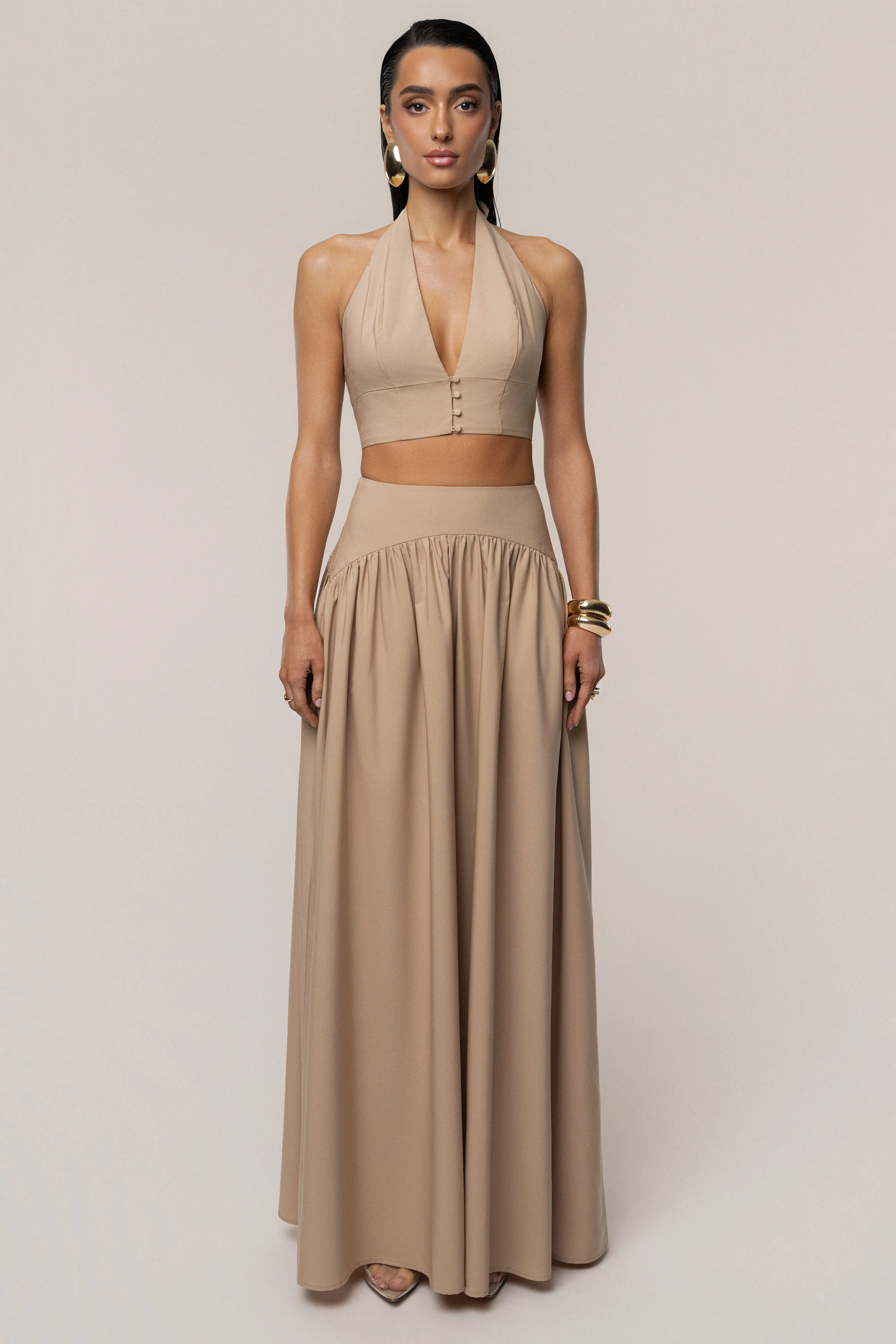 Tan Haven Skirt Set sold by JLUXLABEL product image thumbnail 3