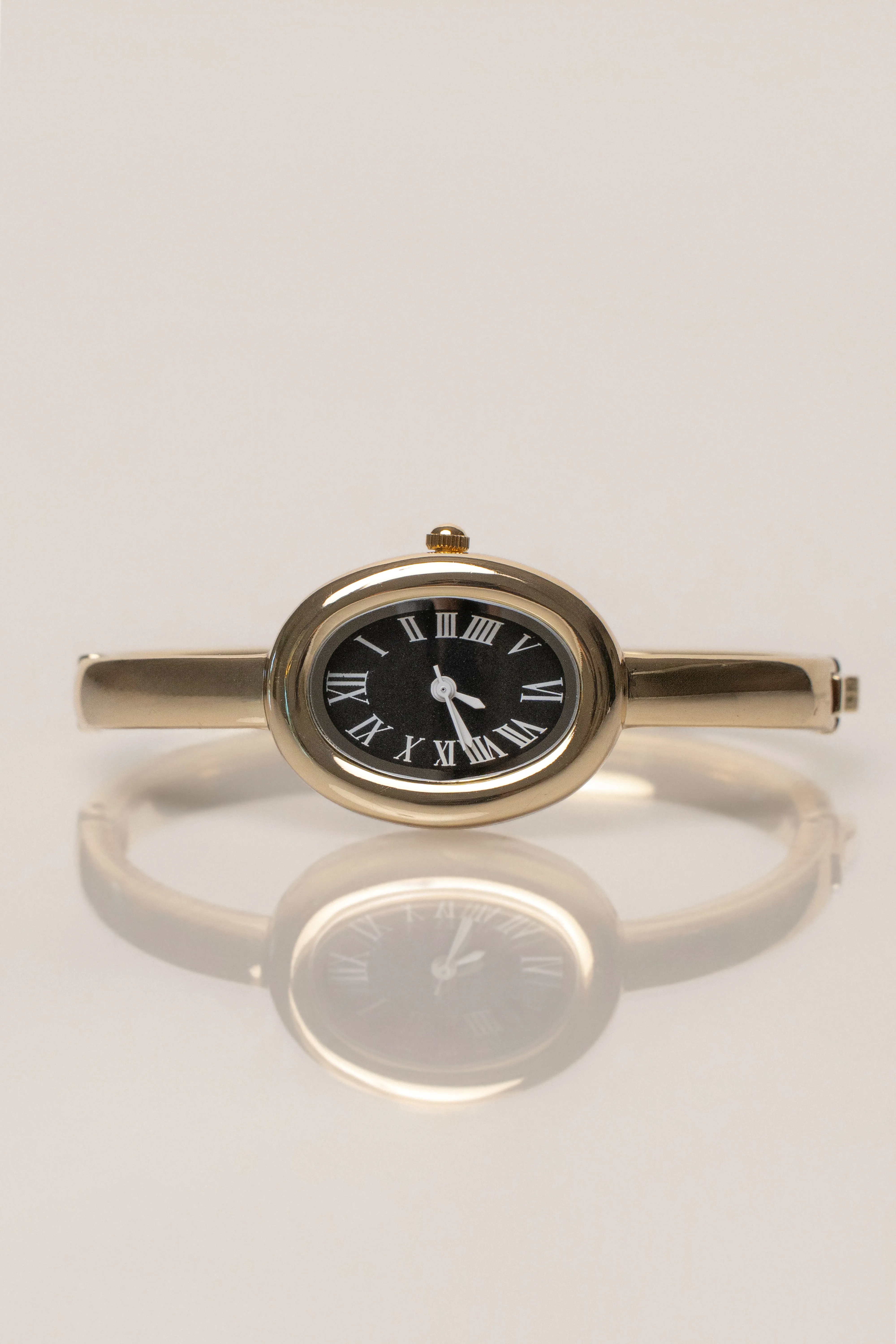 Gold Polished Hour Watch sold by JLUXLABEL product image thumbnail 3