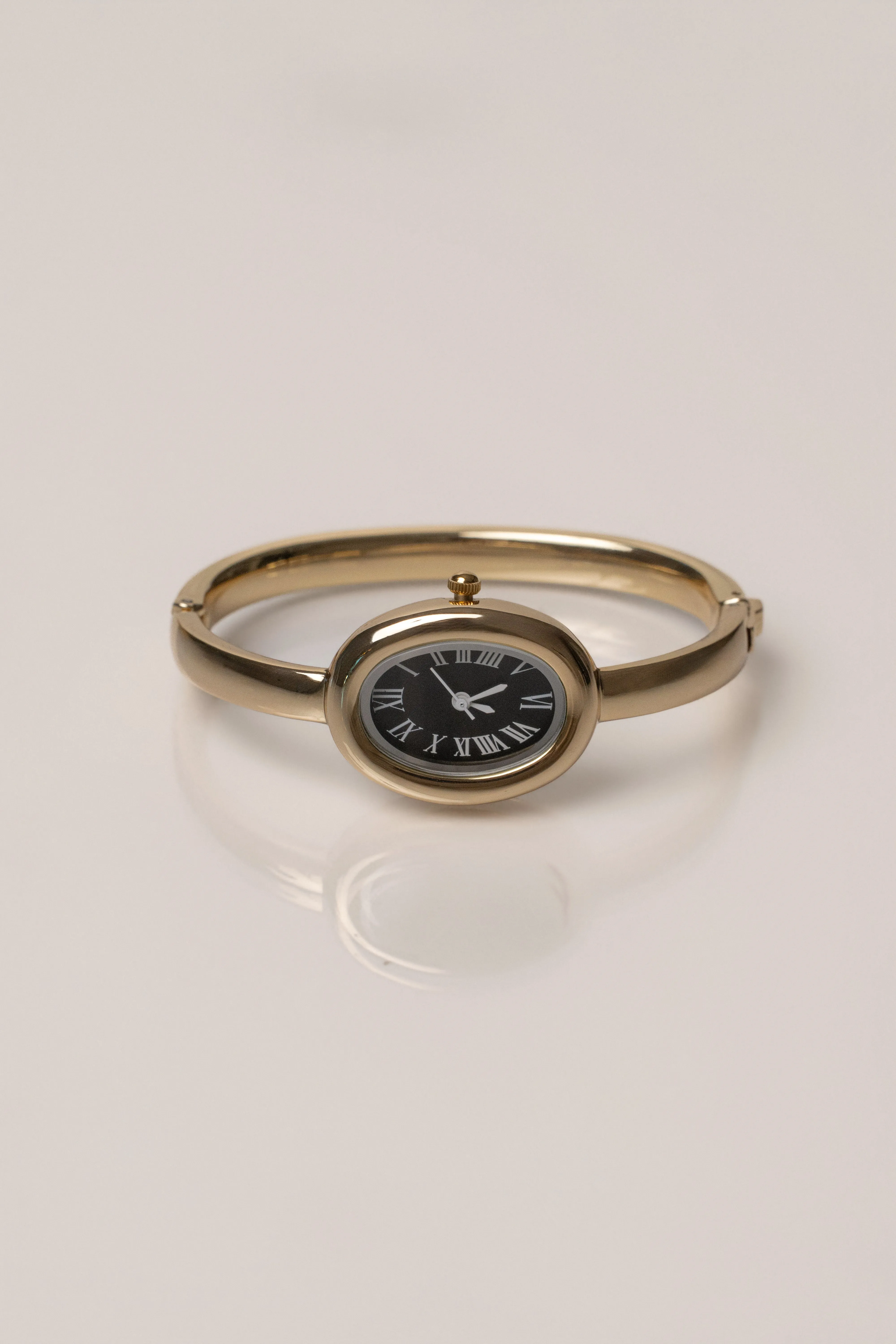 Gold Polished Hour Watch sold by JLUXLABEL product image thumbnail 2