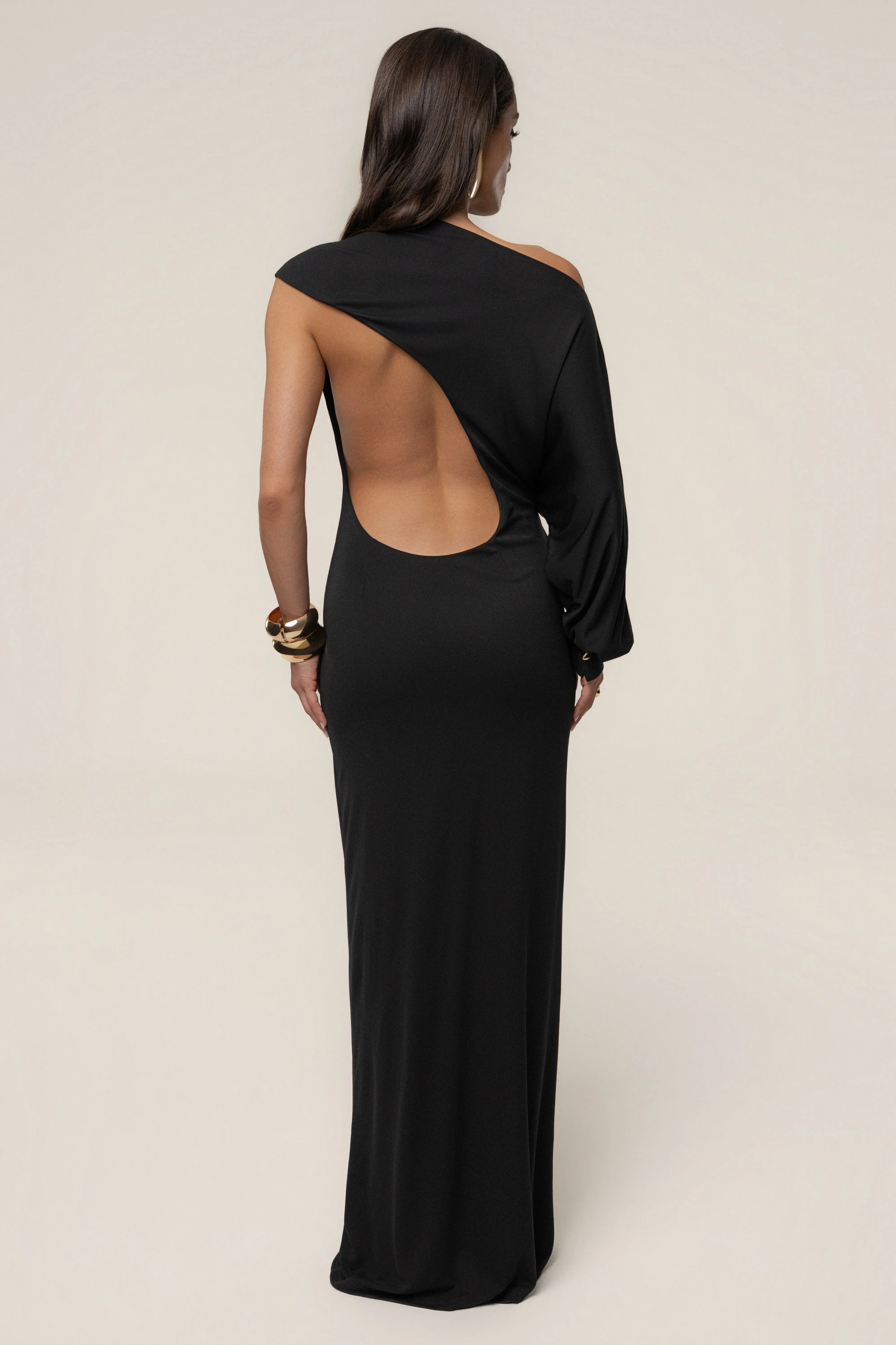 Black Winter Jewel Maxi Dress sold by JLUXLABEL