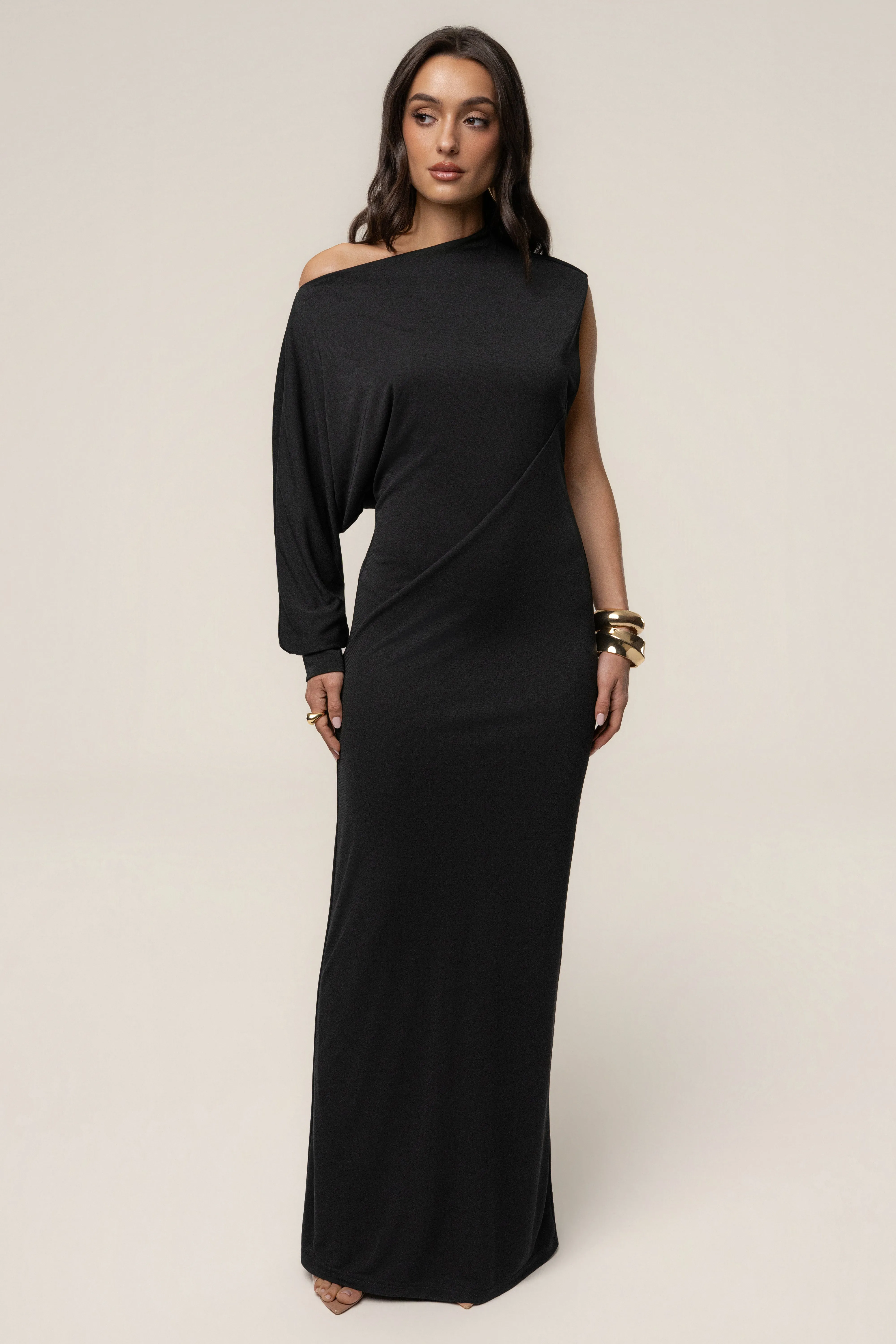Black Winter Jewel Maxi Dress sold by JLUXLABEL product image thumbnail 2