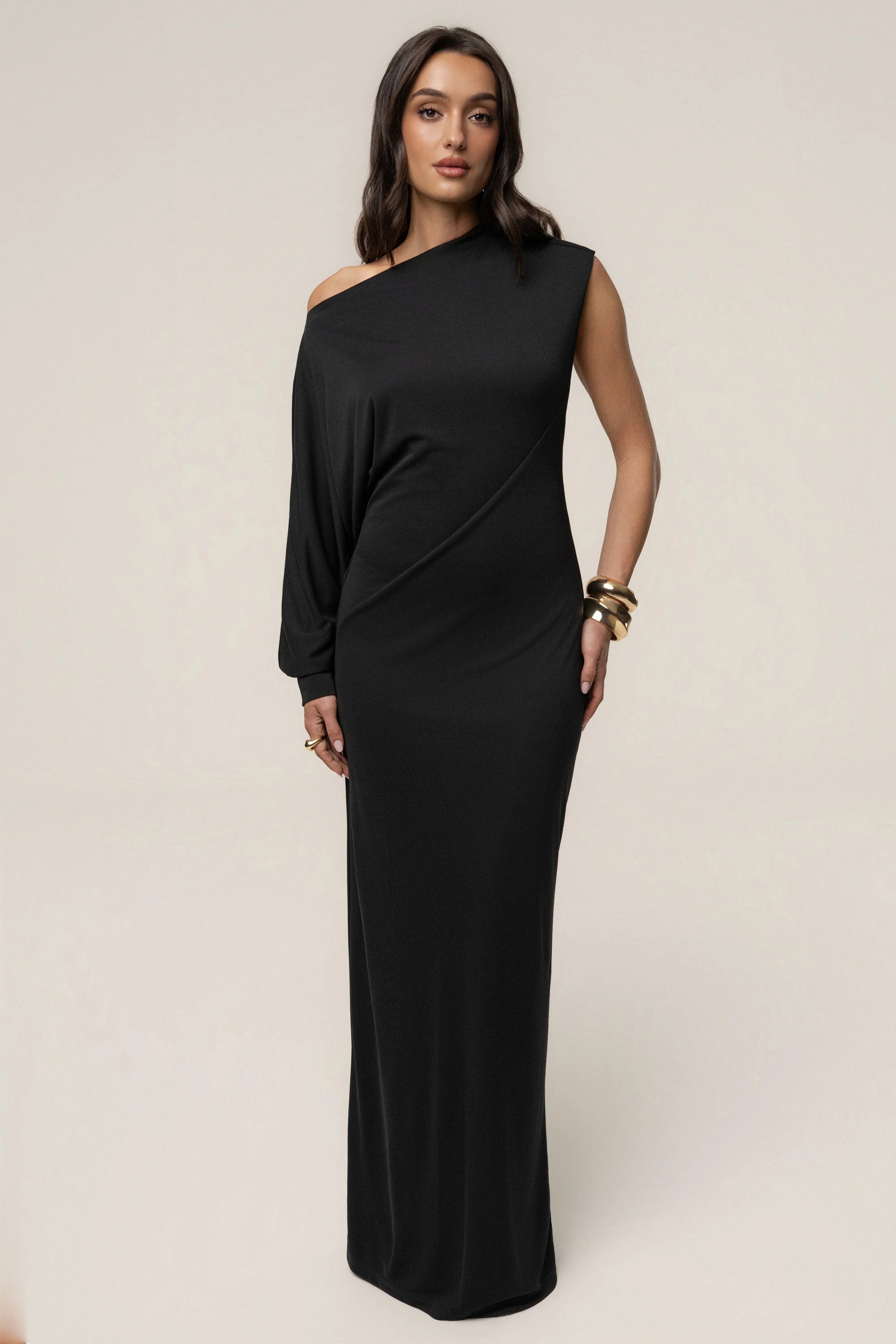 Black Winter Jewel Maxi Dress sold by JLUXLABEL product image thumbnail 5