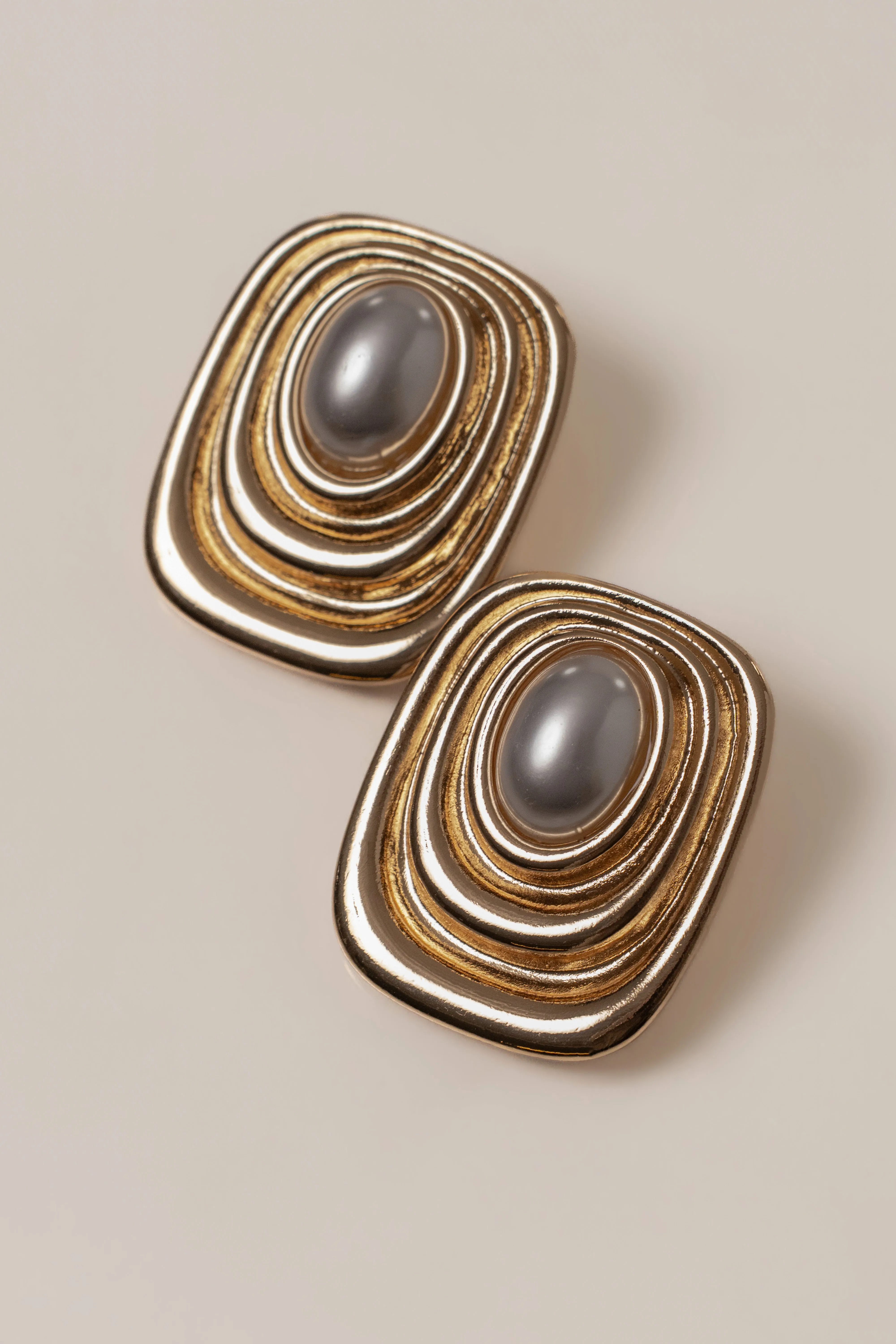 Gold Katalia Pearl Earrings sold by JLUXLABEL product image thumbnail 2