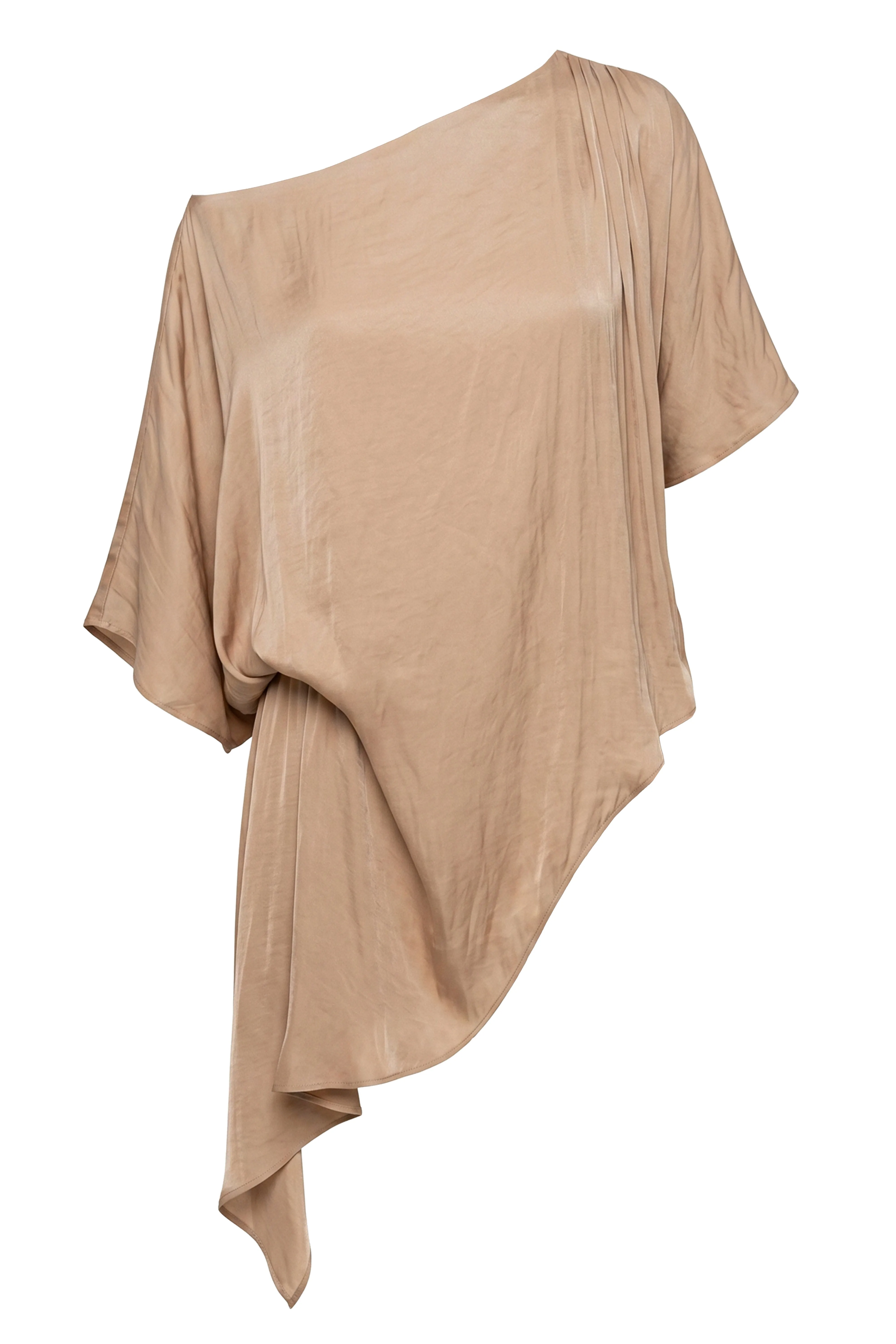 Tan Brisa Drape Top sold by JLUXLABEL product image thumbnail 2