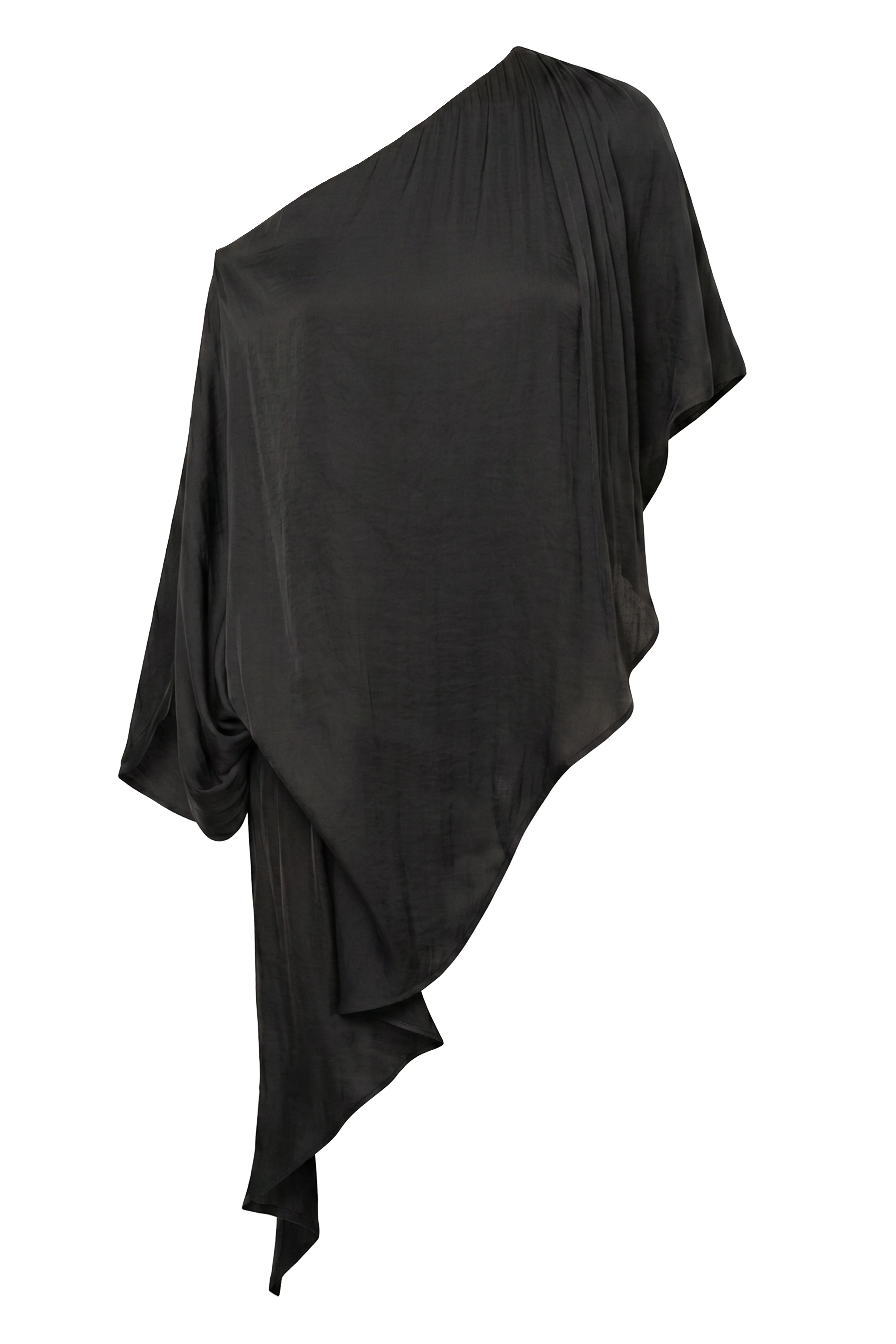 Black Brisa Drape Top sold by JLUXLABEL product image thumbnail 2