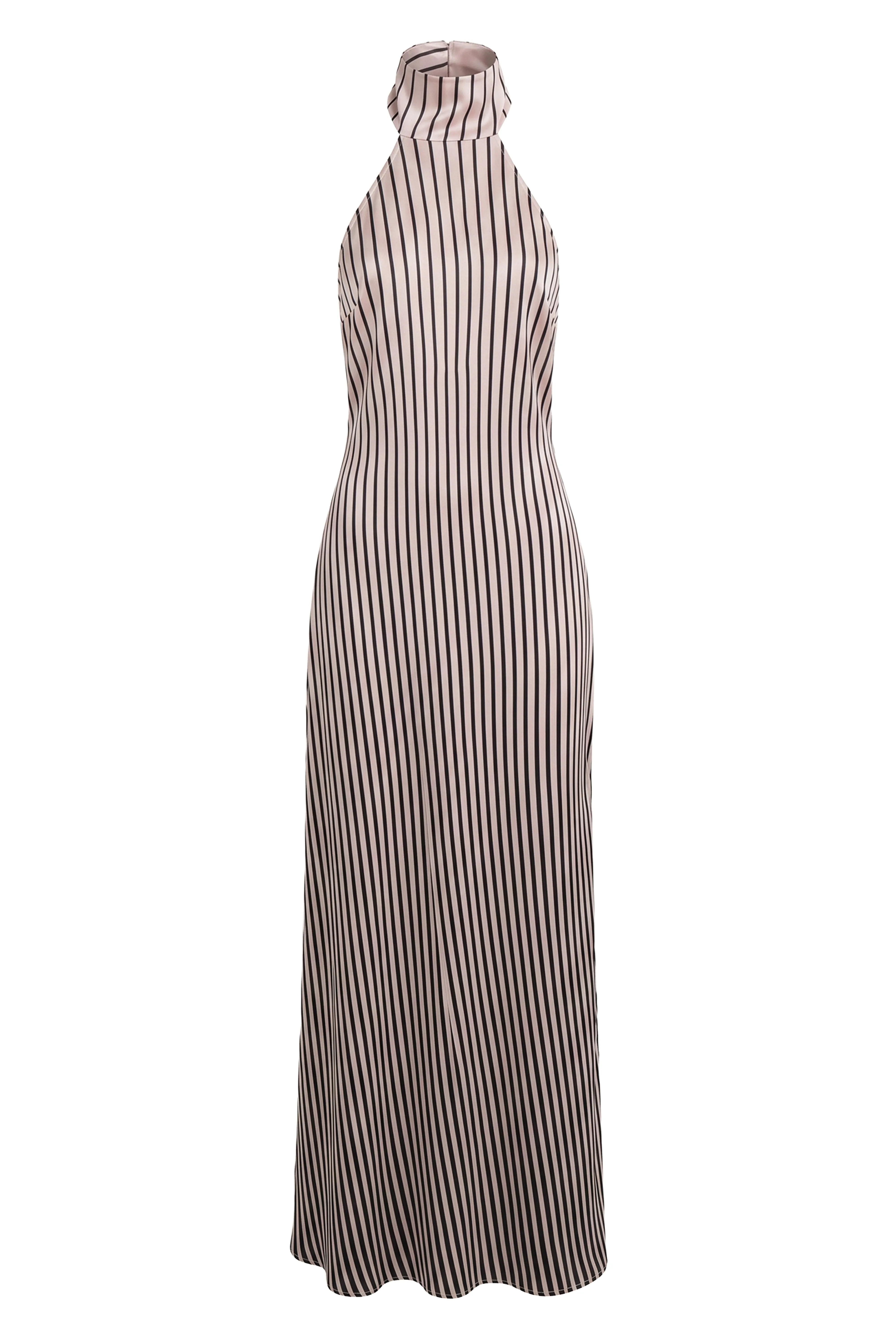 Ivory Gleam Striped Maxi Dress sold by JLUXLABEL product image thumbnail 3